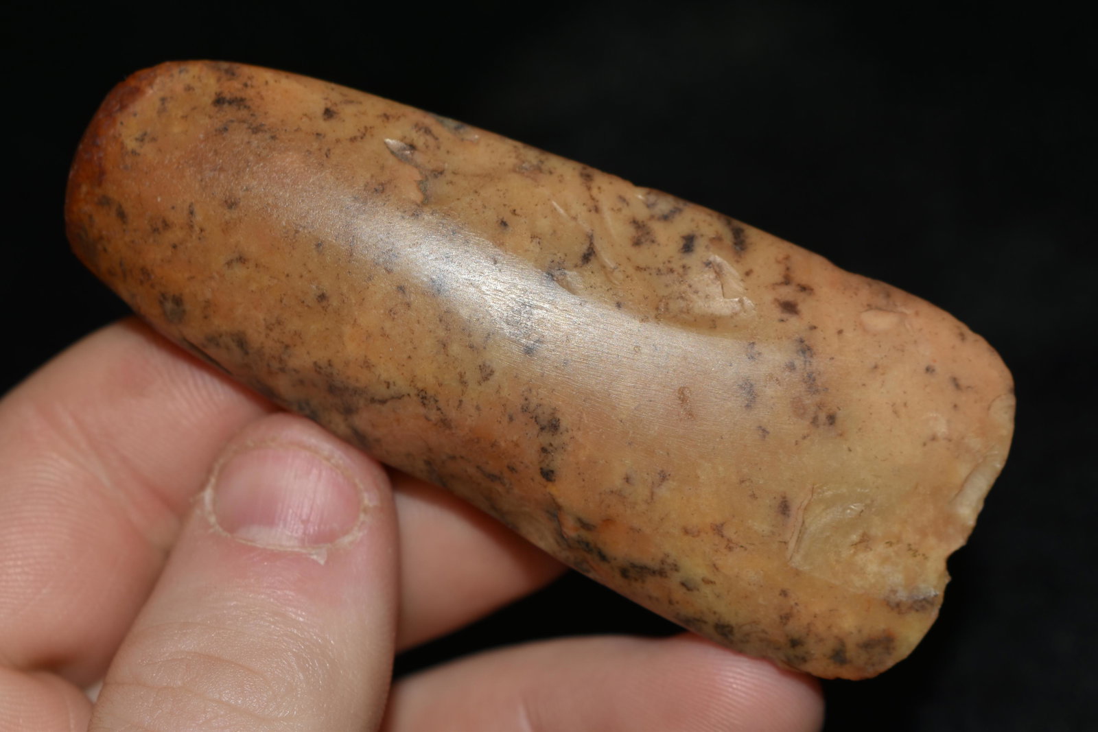 3 1/4" Polished Adz, Ex. Tim Terwell, Native American (1 of 5)