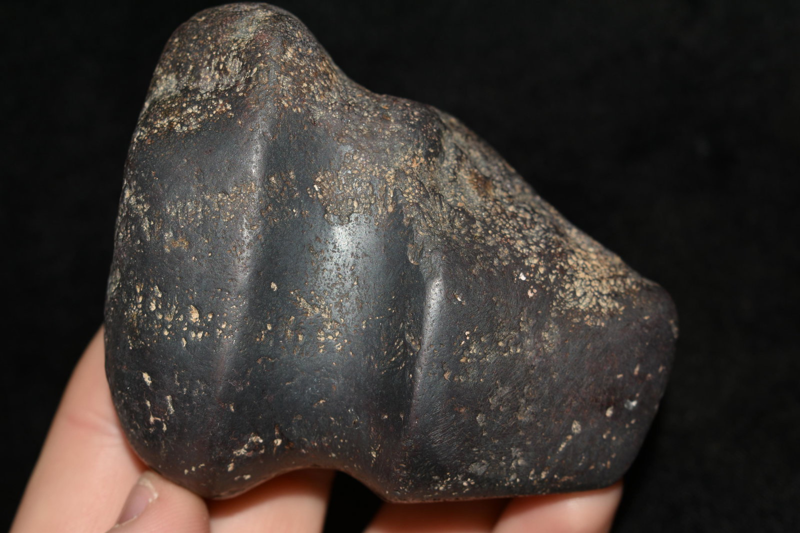 3 1/2" Full Grooved Axe Hematite, Adams Co. IL Native (1 of 5)