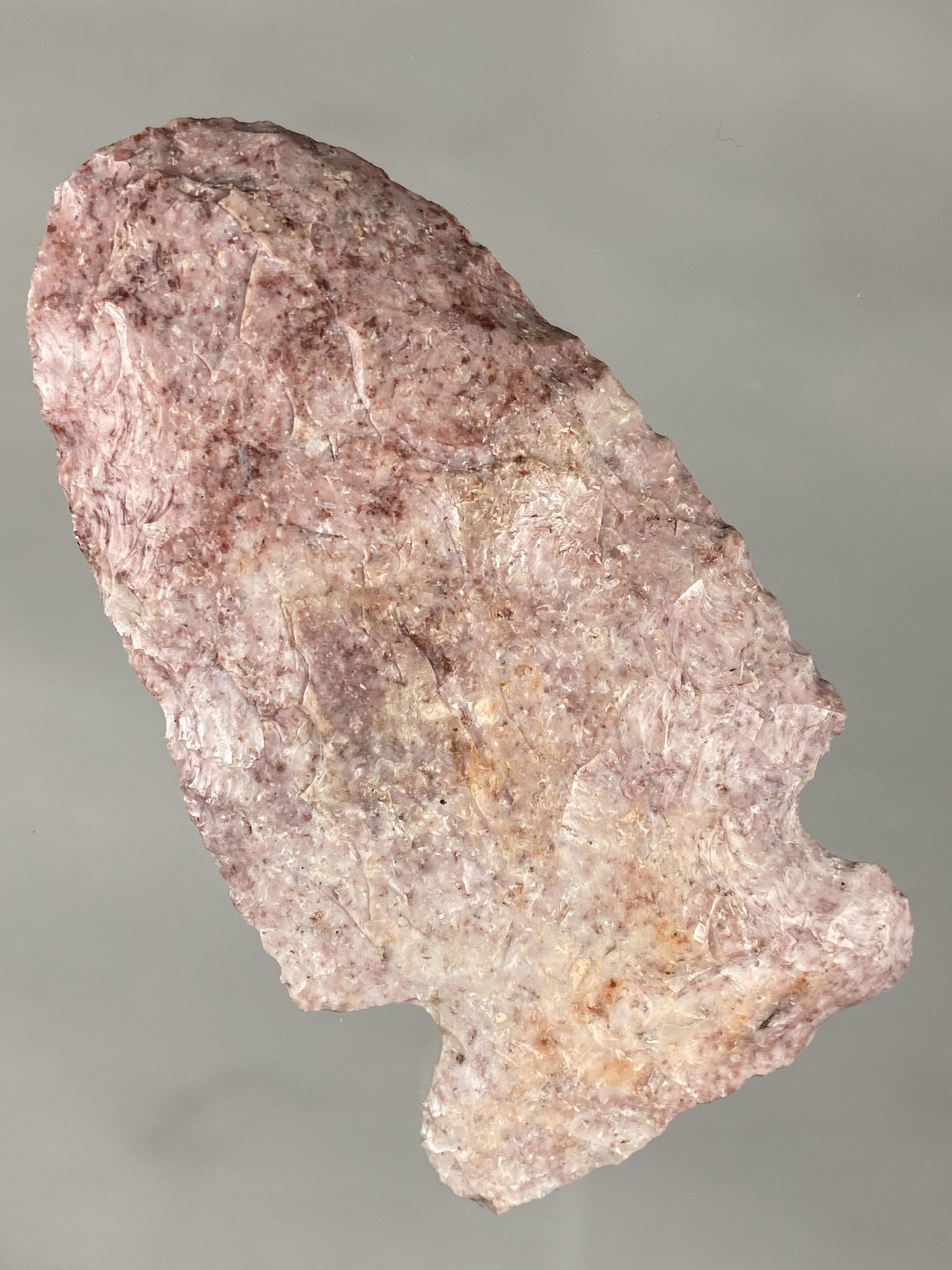 2 1/4" GODAR HAFTED SCRAPER FOUND IN LINCOLN COUNTY: 2 1/4" GODAR HAFTED SCRAPER FOUND IN LINCOLN COUNTY MISSOURI, INDIAN ARROWHEAD ARTIFACT