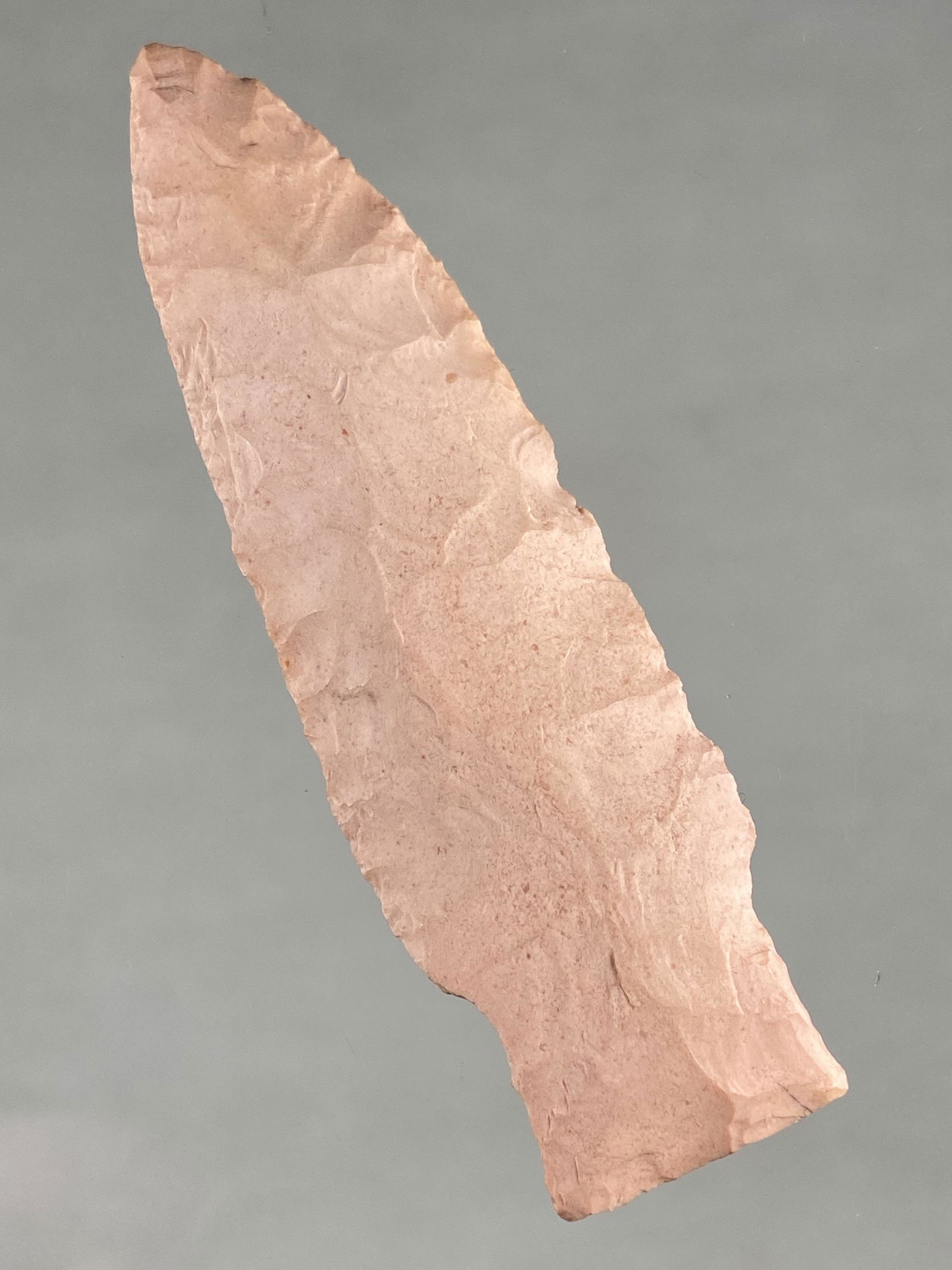 3 3/8" COLORFUL KRAMER FOUND IN FRANKLIN COUNTY: 3 3/8" COLORFUL KRAMER FOUND IN FRANKLIN COUNTY MISSOURI, INTERESTING BEVELED BASE LIKE A TEXAS NOLAN TYPE