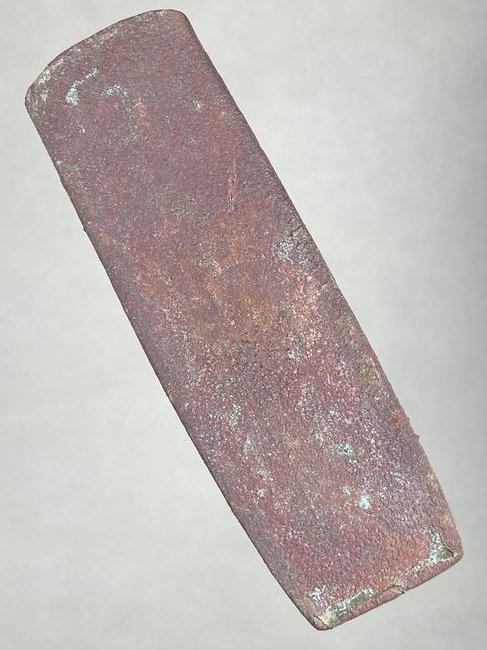 NICE 4 15/16" LONG PRE-COLUMBIAN COPPER AXE / CELT FROM: NICE 4 15/16" LONG PRE-COLUMBIAN COPPER AXE / CELT FROM MEXICO, GREAT EXAMPLE WITH NICE PATINA