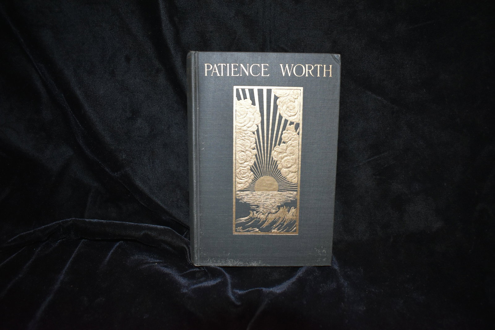 1916 Patience Worth: A Psychic Mystery 1st Ed: Patience Worth: A Psychic Mystery by Casper S. Yost. Published by Henry Holt and Company, New York (1916). 1st Edition. Excellent condition. Publishers original black cloth hardback with gold gilt. 29
