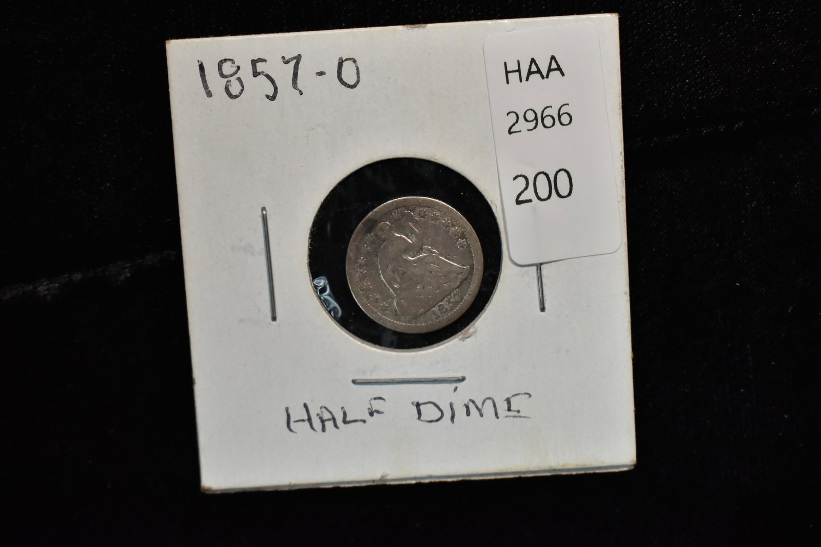 1857 Half Dime, Us Currency (1 of 3)