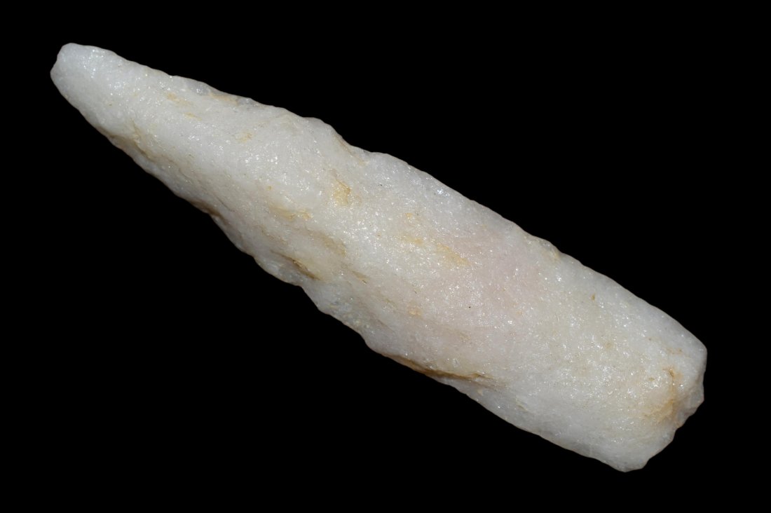 3 3/8" Quartzite lanceolate Point Found on the East (1 of 6)