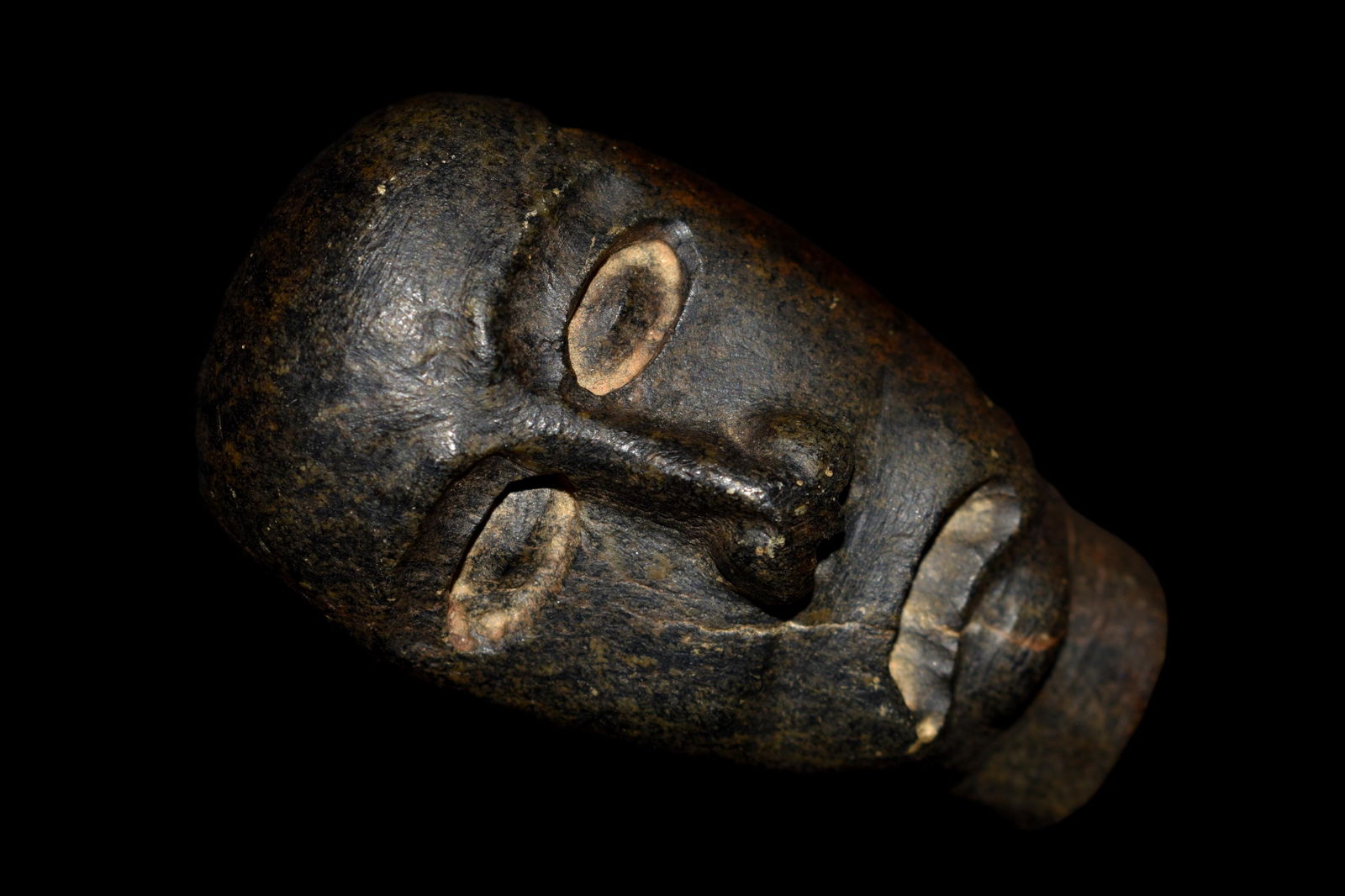 3" effigy head from Alaska. Found by Mr. Belford in the (1 of 7)