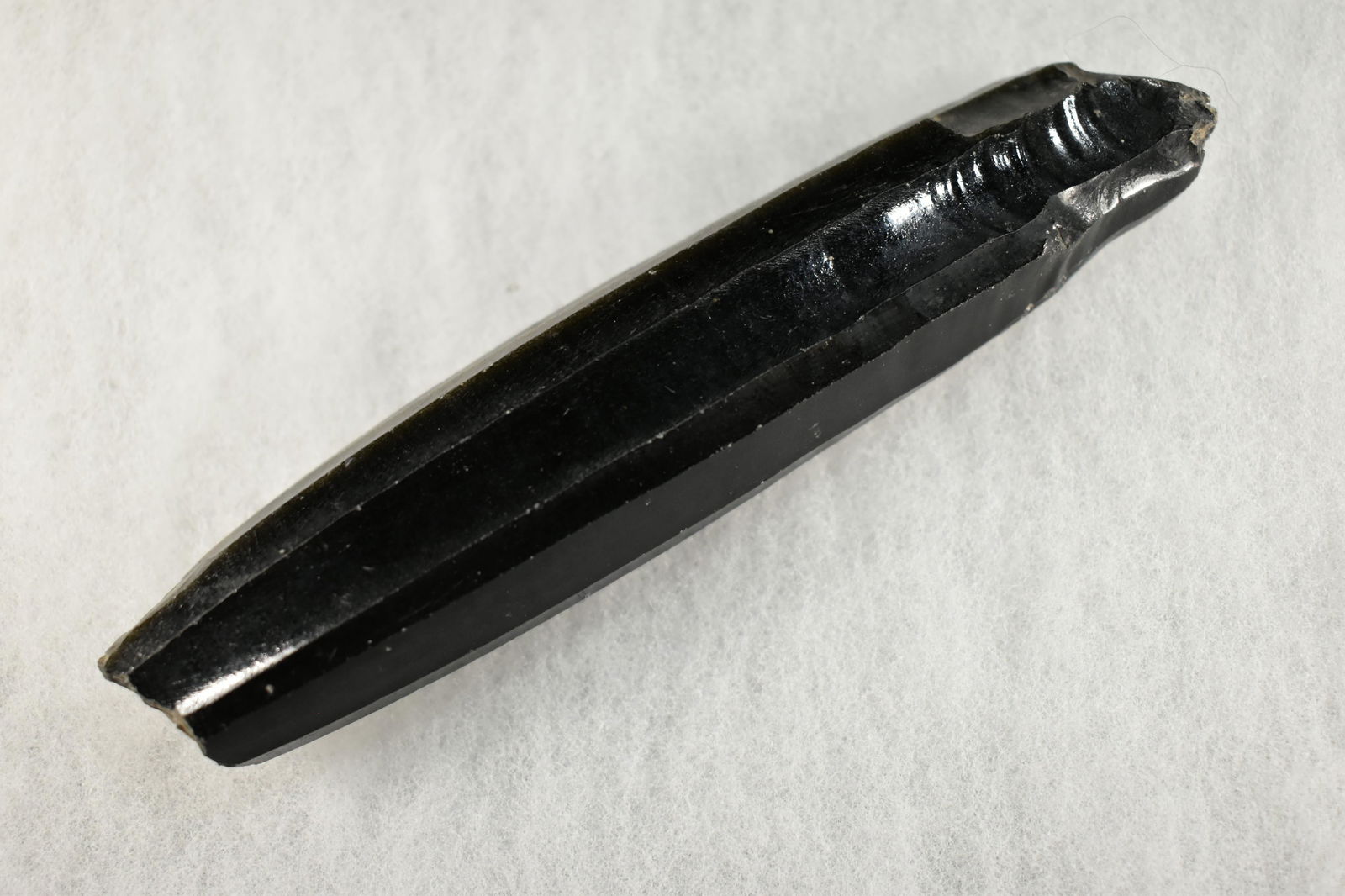 4 3/4" Large Mayan Obsidian Core, Guatemala ca. (1 of 4)