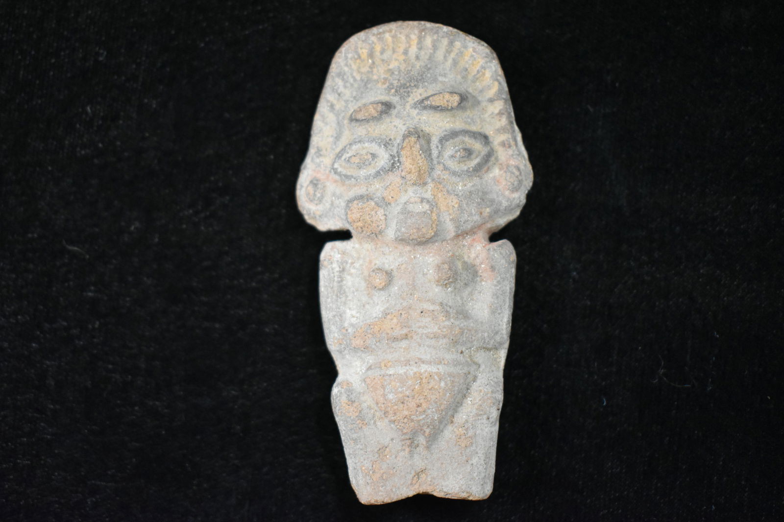 2 7/8" Rare Late Moche Figural Amulet, Peru ca. 700 AD, (1 of 4)