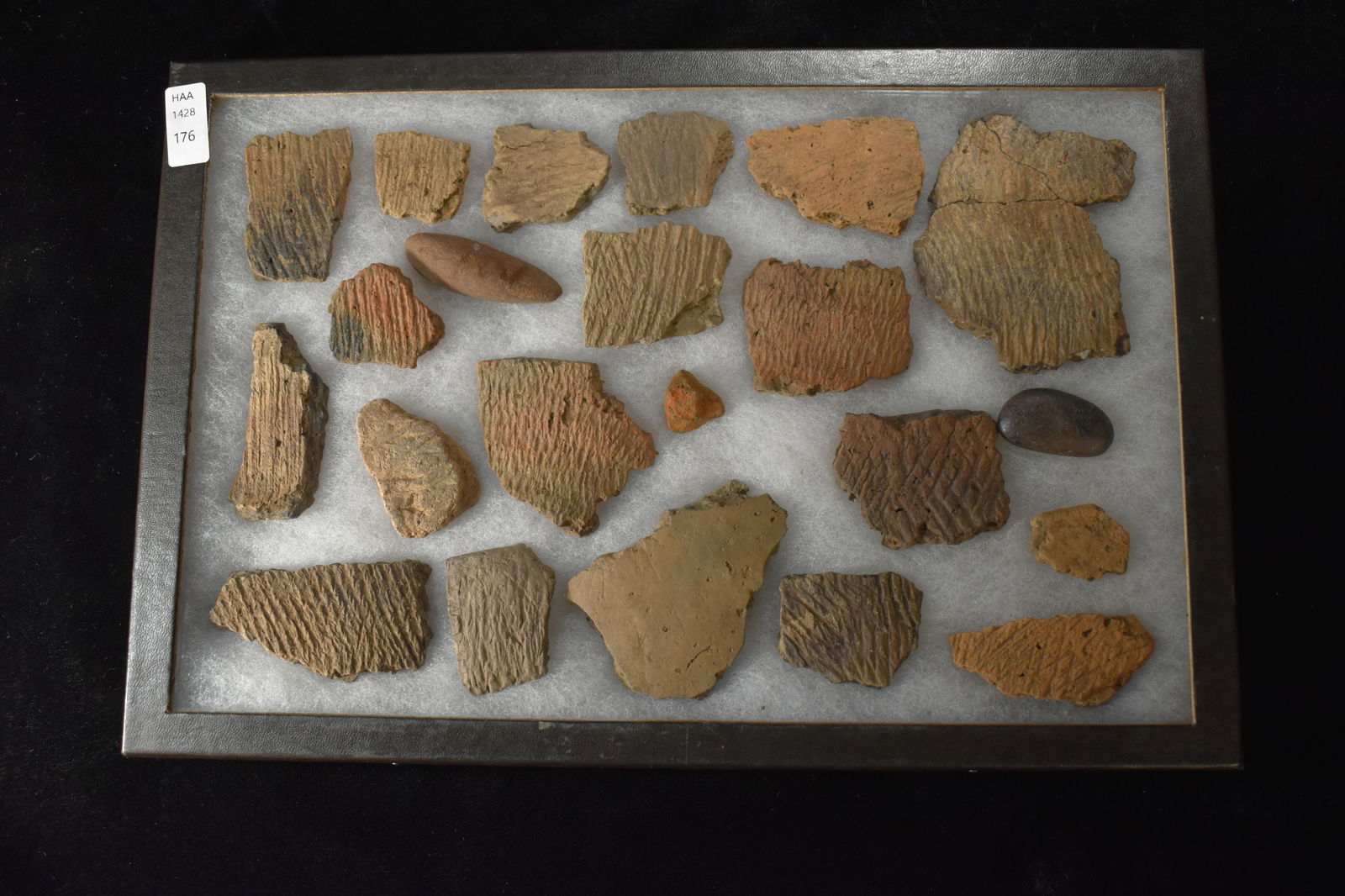 Lot of 25 Pottery Shards & Polishing Stones,  from (1 of 3)