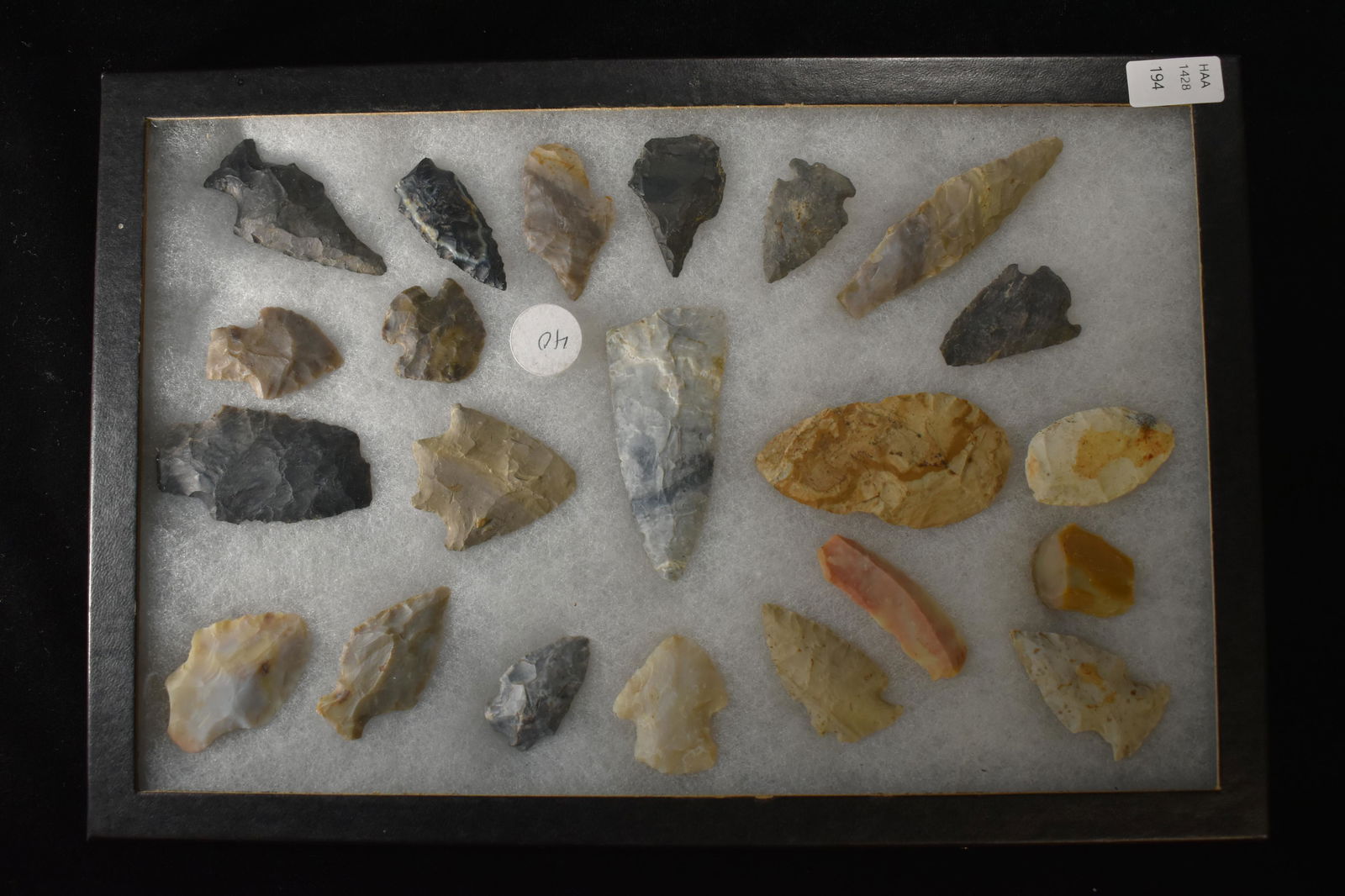 Frame of 22 Points and Blades, OH,  Native American (1 of 3)