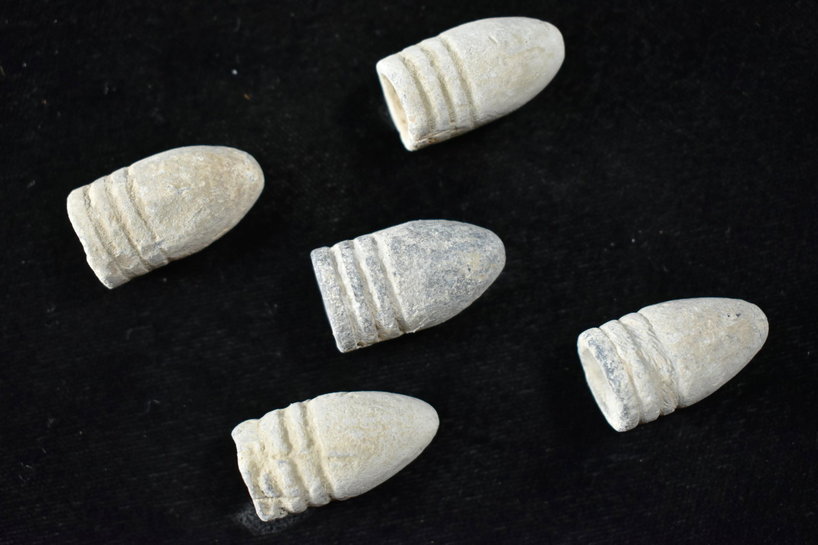 Lot of 5 Civil War Bullets: Lot of 5 Civil War Bullets