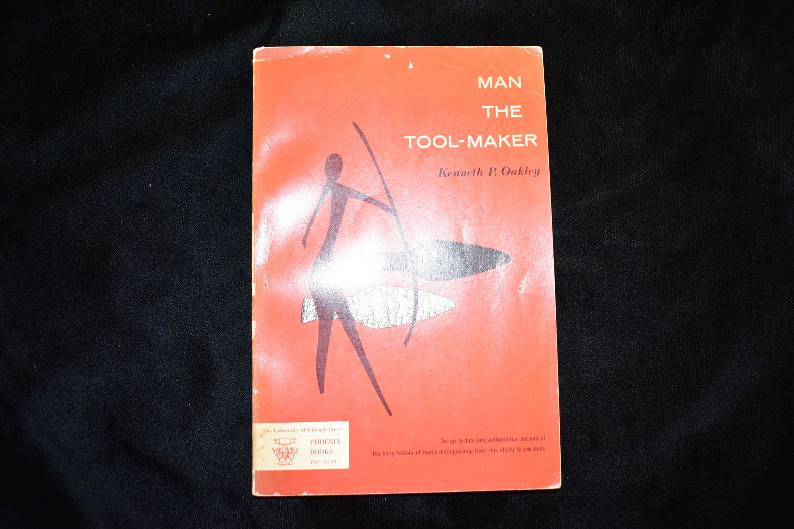 BOOK; MAN THE TOOL-MAKER, 1959, KENNETH P. OAKLEY, 162 (1 of 3)