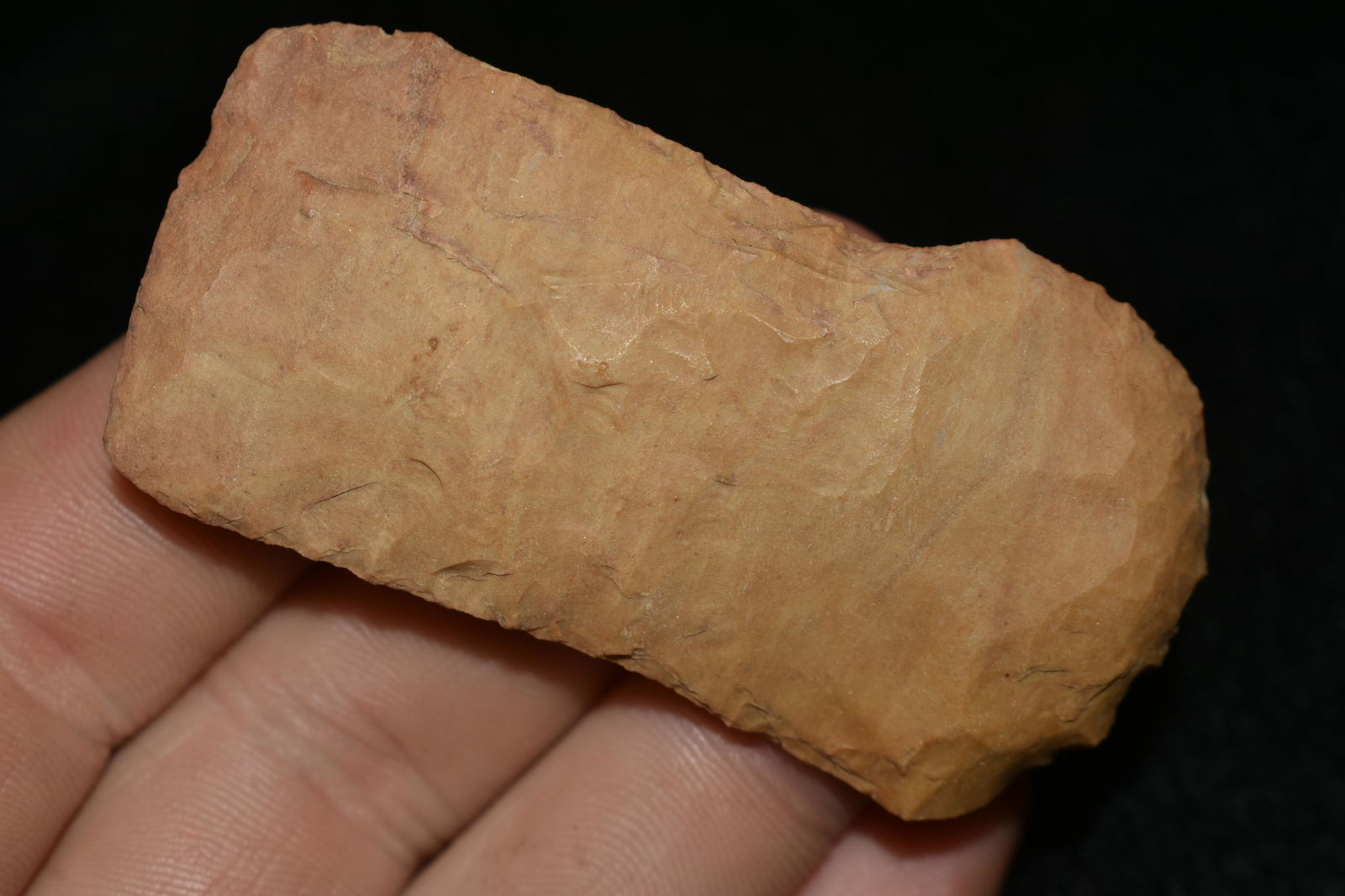 NICE 2 1/2" PALEO SQUARE KNIFE FOUND IN THE BENTON / (1 of 7)
