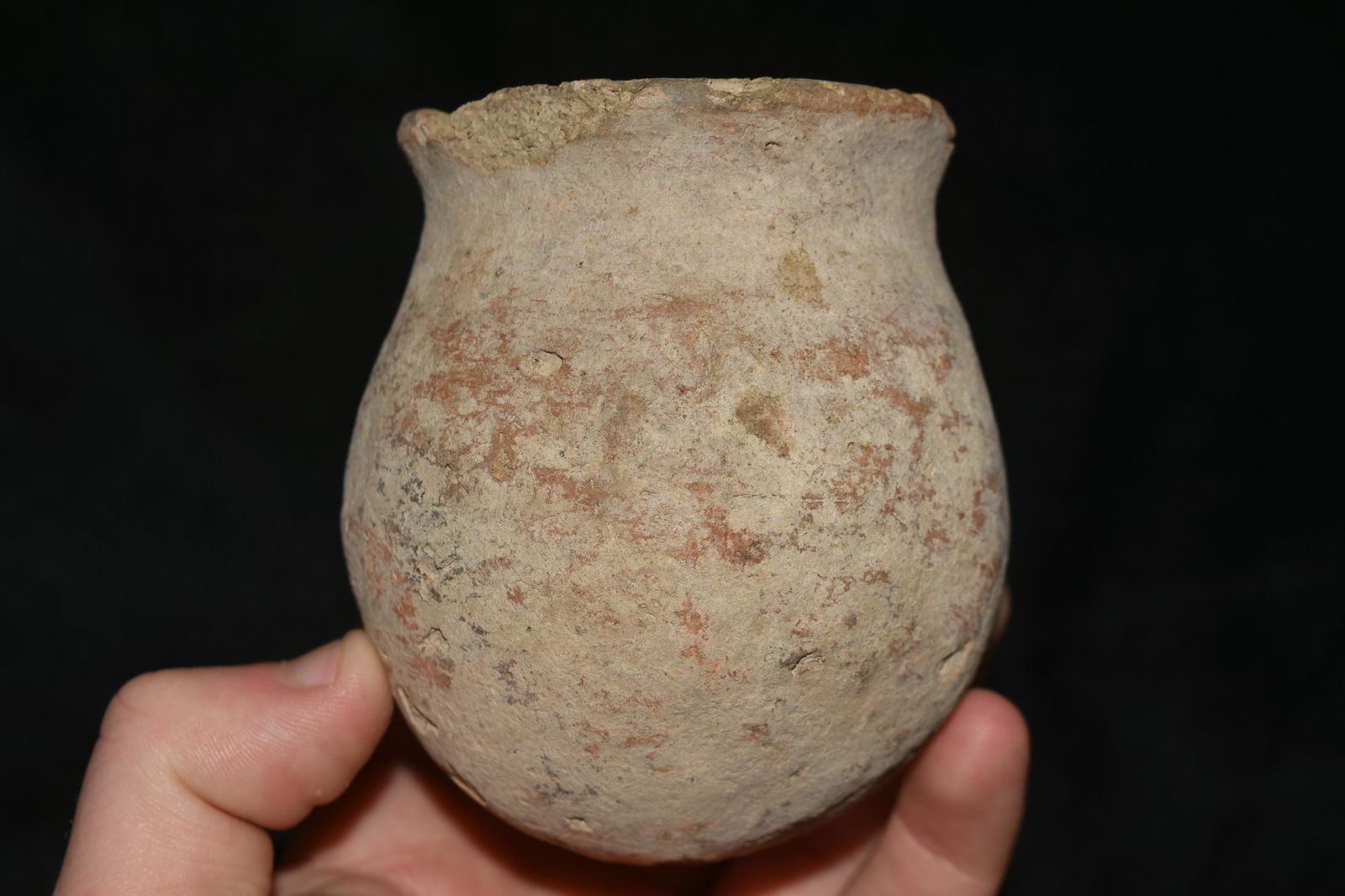 NICE SOLID PRE-COLUMBIAN POTTERY JAR FROM MEXICO (1 of 6)