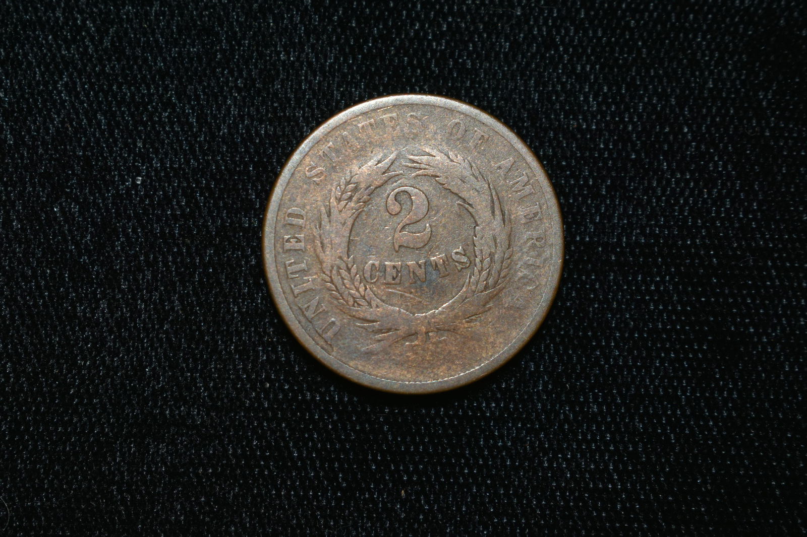 1864 TWO CENT PIECE, EARLY US OBSEOLETE COIN (1 of 2)