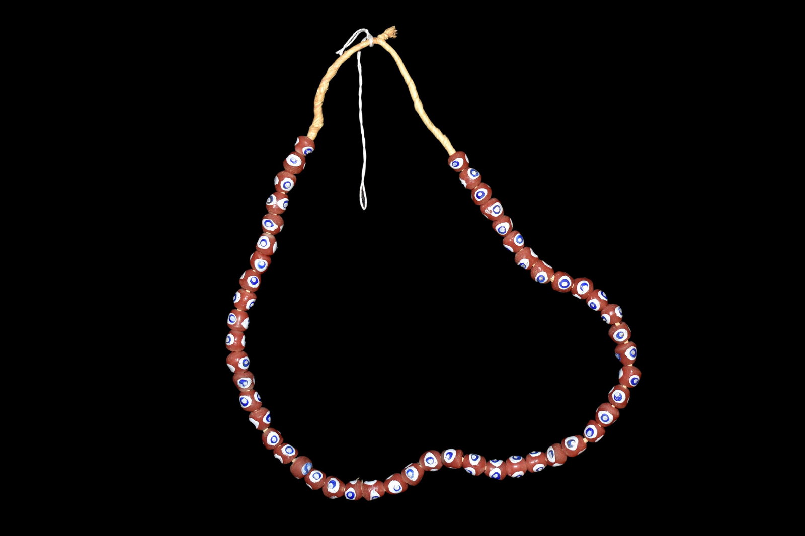 26" Strand of African Sand Cast Trade Beads, Colorful (1 of 2)