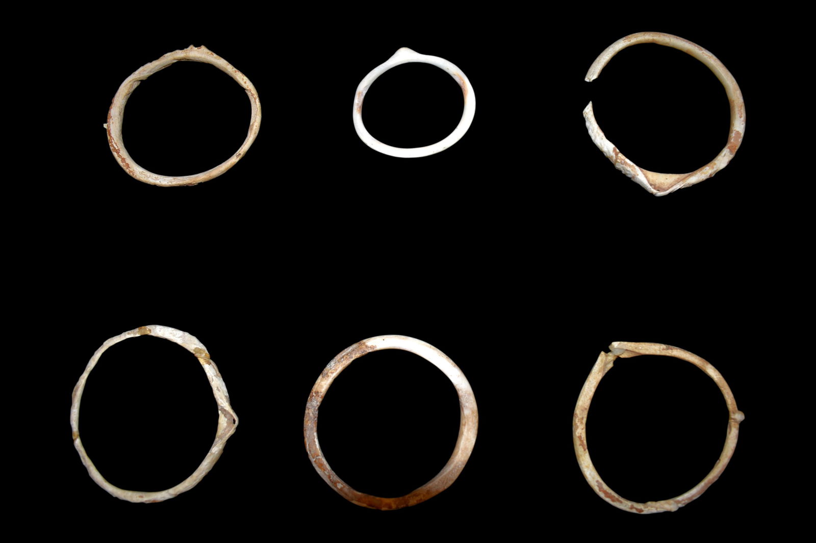 Lot of 6 Shell Bracelets, AZ, Four Corners, Framed, (1 of 6)