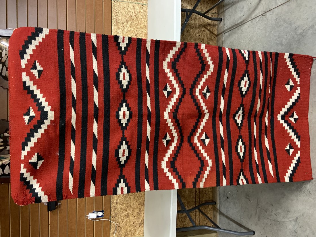 5' 4"x 2' 6" Native American Rug/ Horse Blanket, 1950-1 (1 of 2)