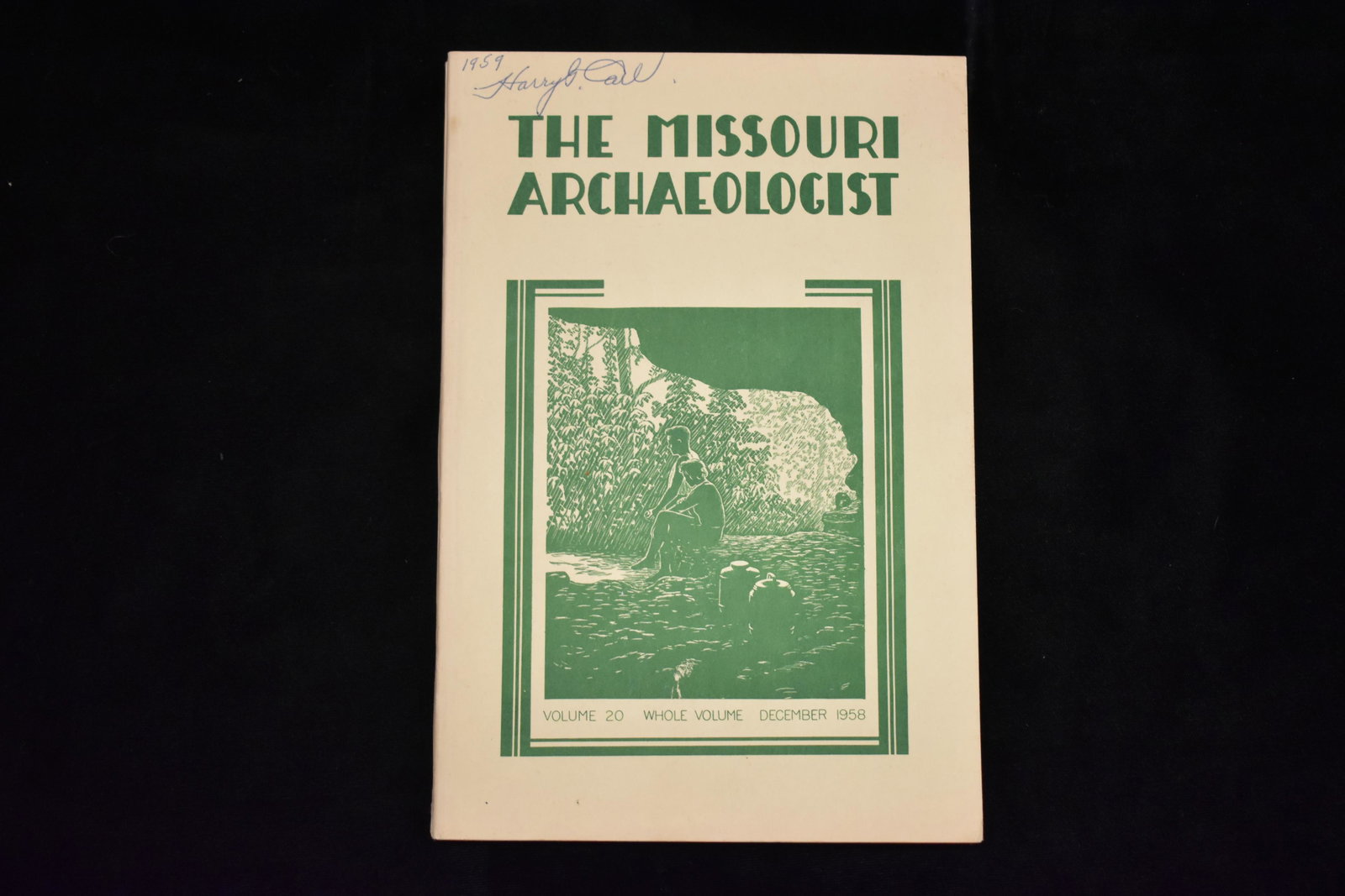 1958 Vol. 20 'The Missouri Archeologist' Signed 1959 (1 of 6)