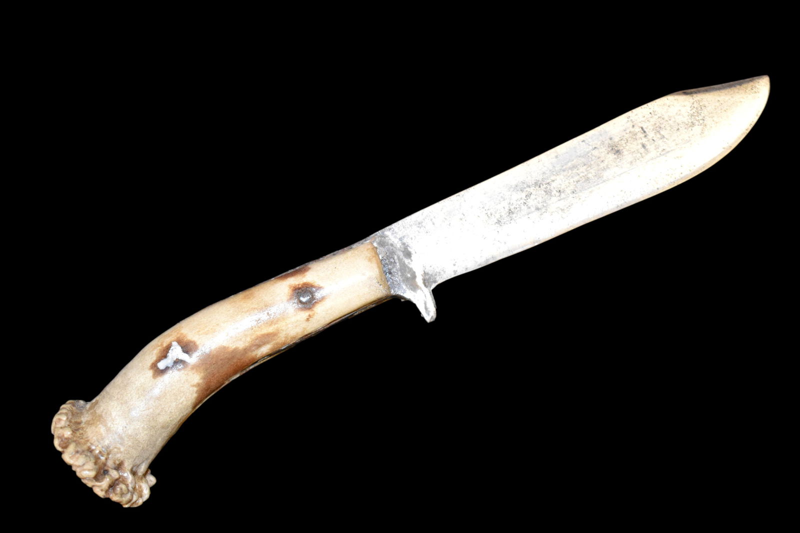 11" Vintage Knife with Antler Handle (1 of 7)