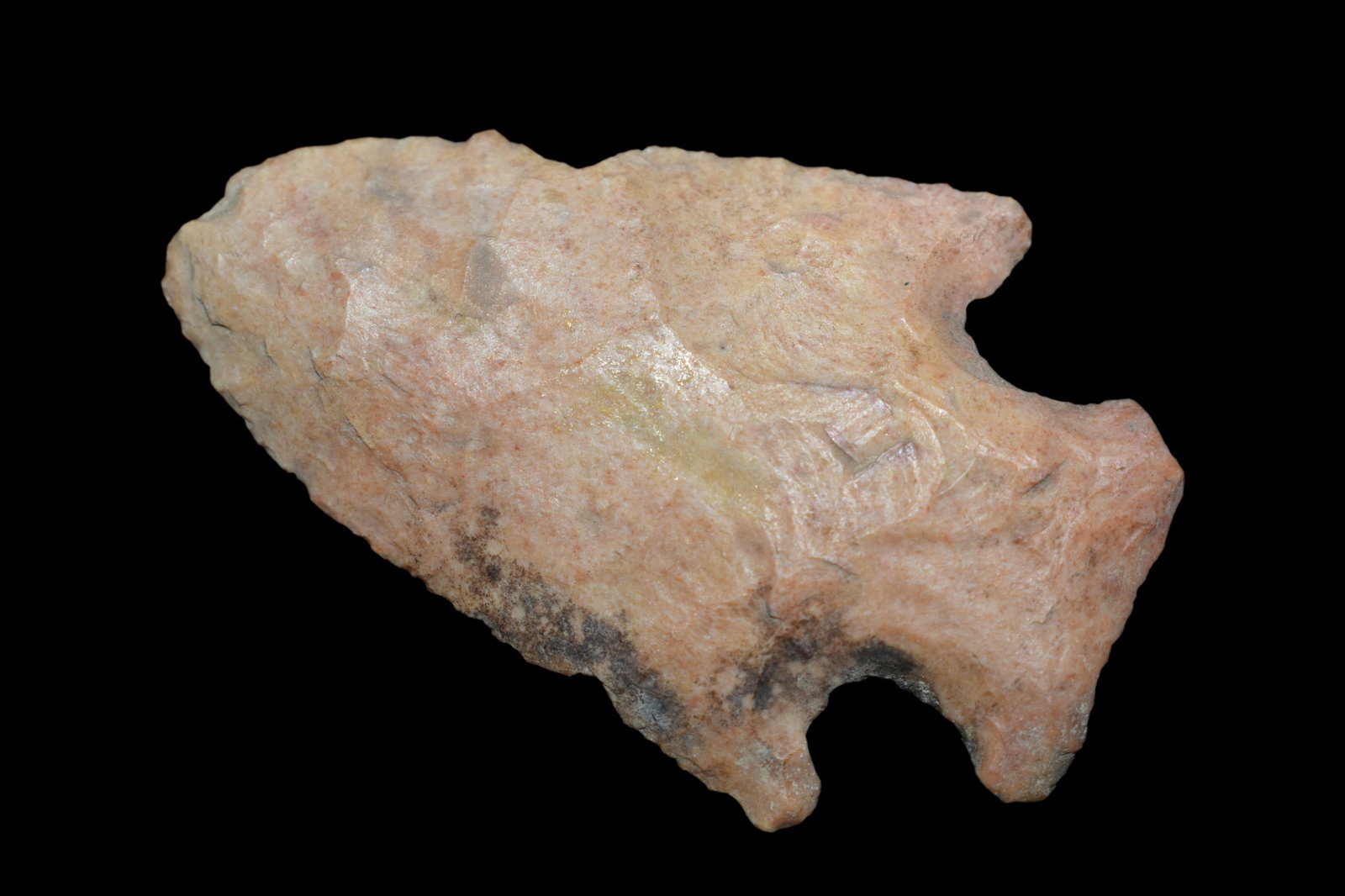 2" Gibson, Found by Delbert Roush. Delbert Hunted: 2" Gibson, Found by Delbert Roush. Delbert Hunted Artifacts Around Winchester & Bluffs, Illinois. Delbert Passed Away March of 1982. His Daughter Then Inherited His Collection Which is What We Are Now