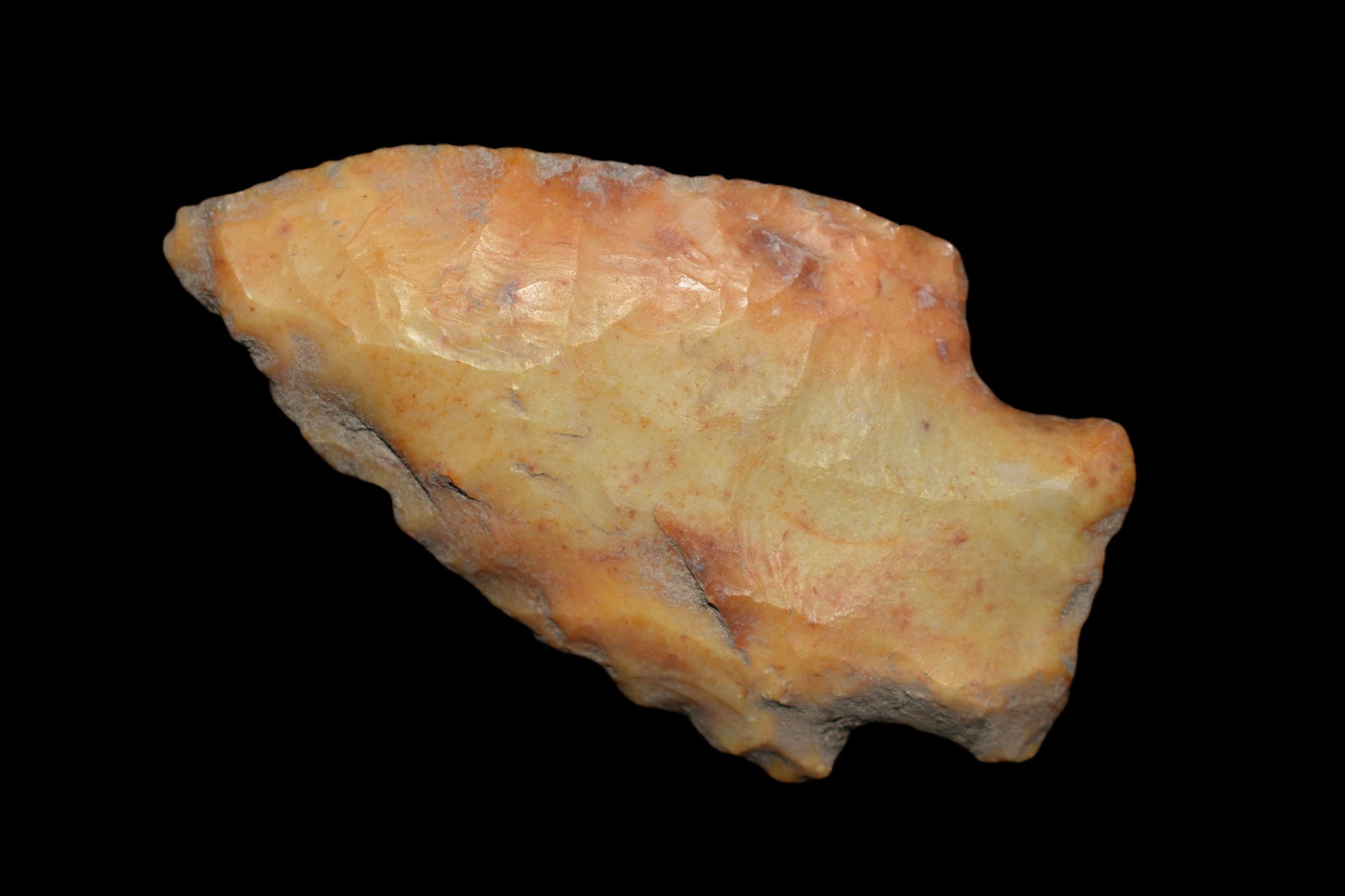 2" Gibson, Found by Delbert Roush. Delbert Hunted: 2" Gibson, Found by Delbert Roush. Delbert Hunted Artifacts Around Winchester & Bluffs, Illinois. Delbert Passed Away March of 1982. His Daughter Then Inherited His Collection Which is What We Are Now