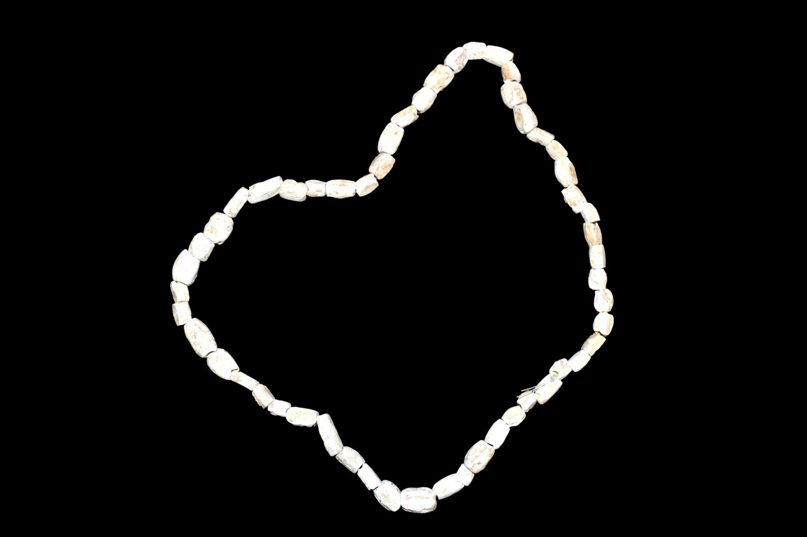 18" Strand of Shell Beads, Heavily Patinated, Found by (1 of 2)