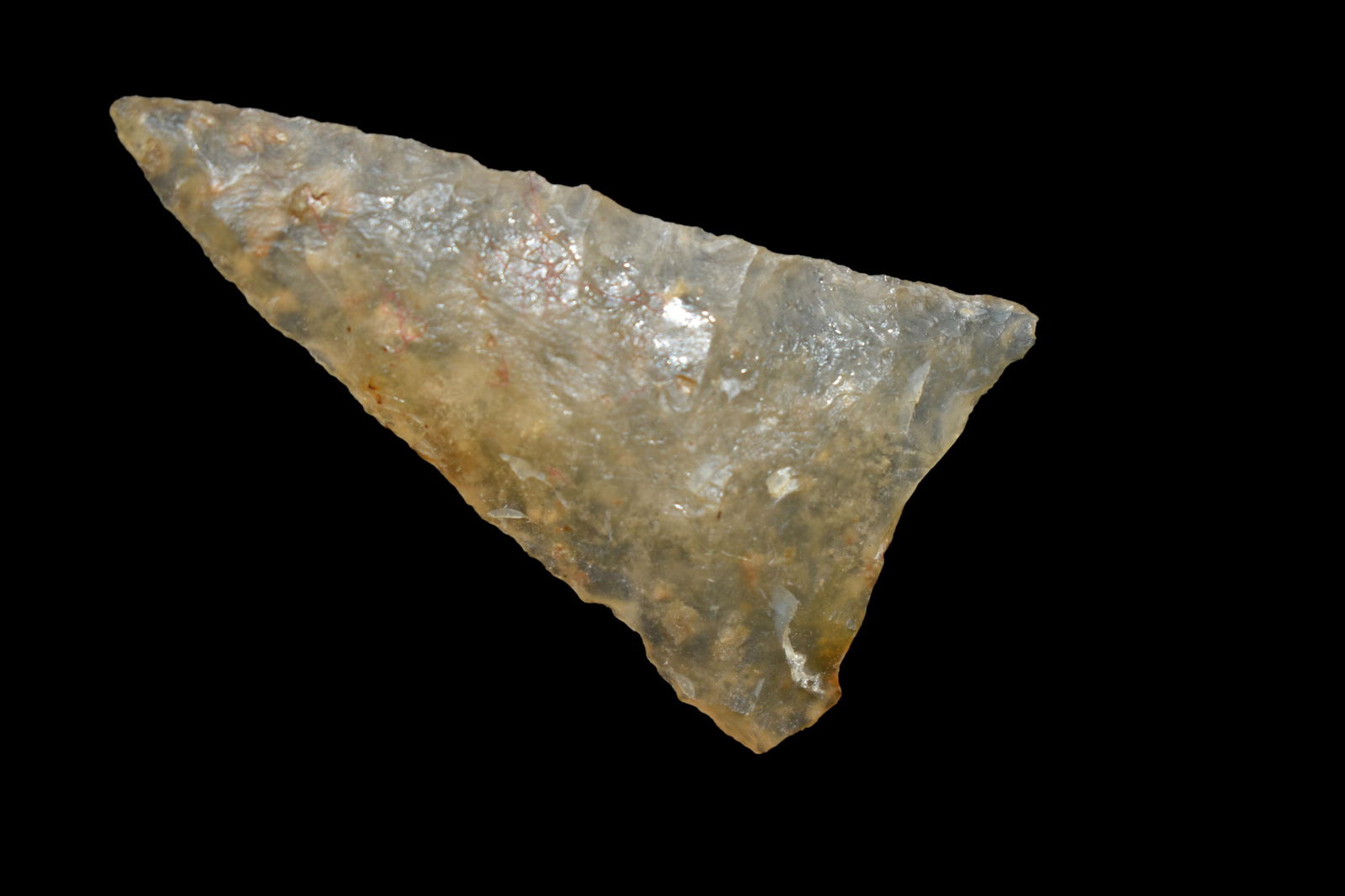 Highly Translucent 1 1/2" Triangle, Found by Dennis T. (1 of 6)