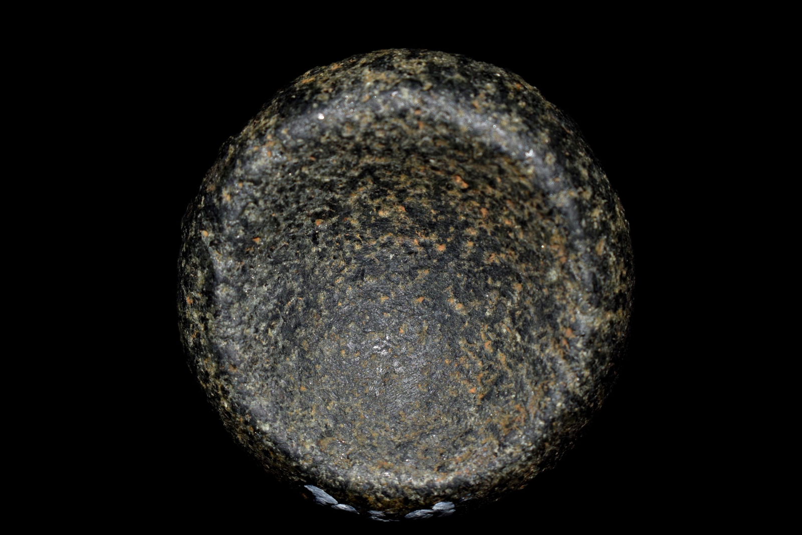 1 7/8" Cahokia Discoidal, Found in St. Clair Co. IL, Ex (1 of 5)