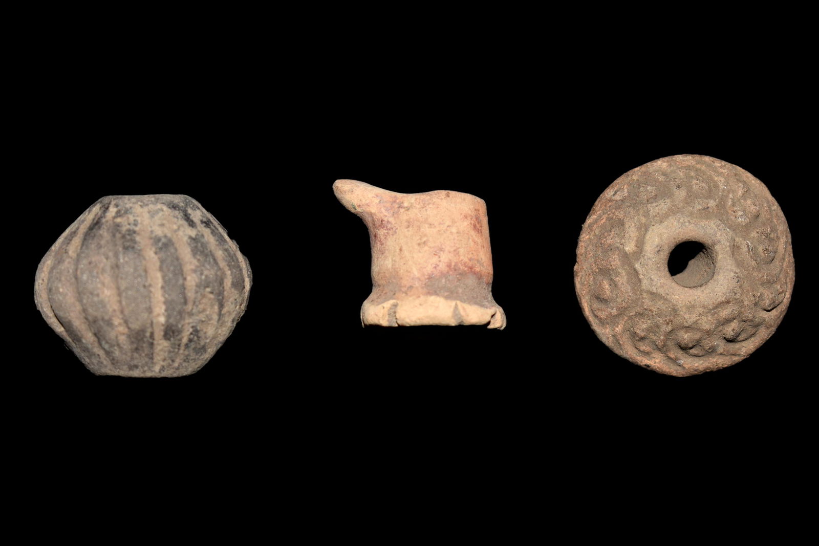 Lot of 3 PreColumbian Beads (1 of 4)