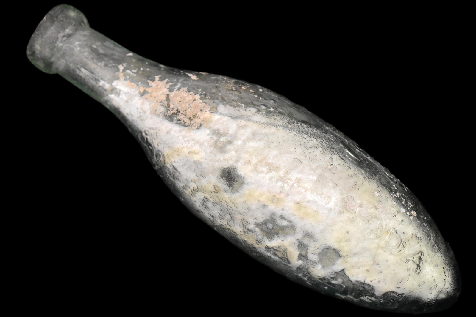 9" Civil War Era, Webbs Double Soda Torpedo Bottle,: 9" Civil War Era, Webbs Double Soda Torpedo Bottle, Circa 1840 - 1860, Discovered off the Coast of South Carolina