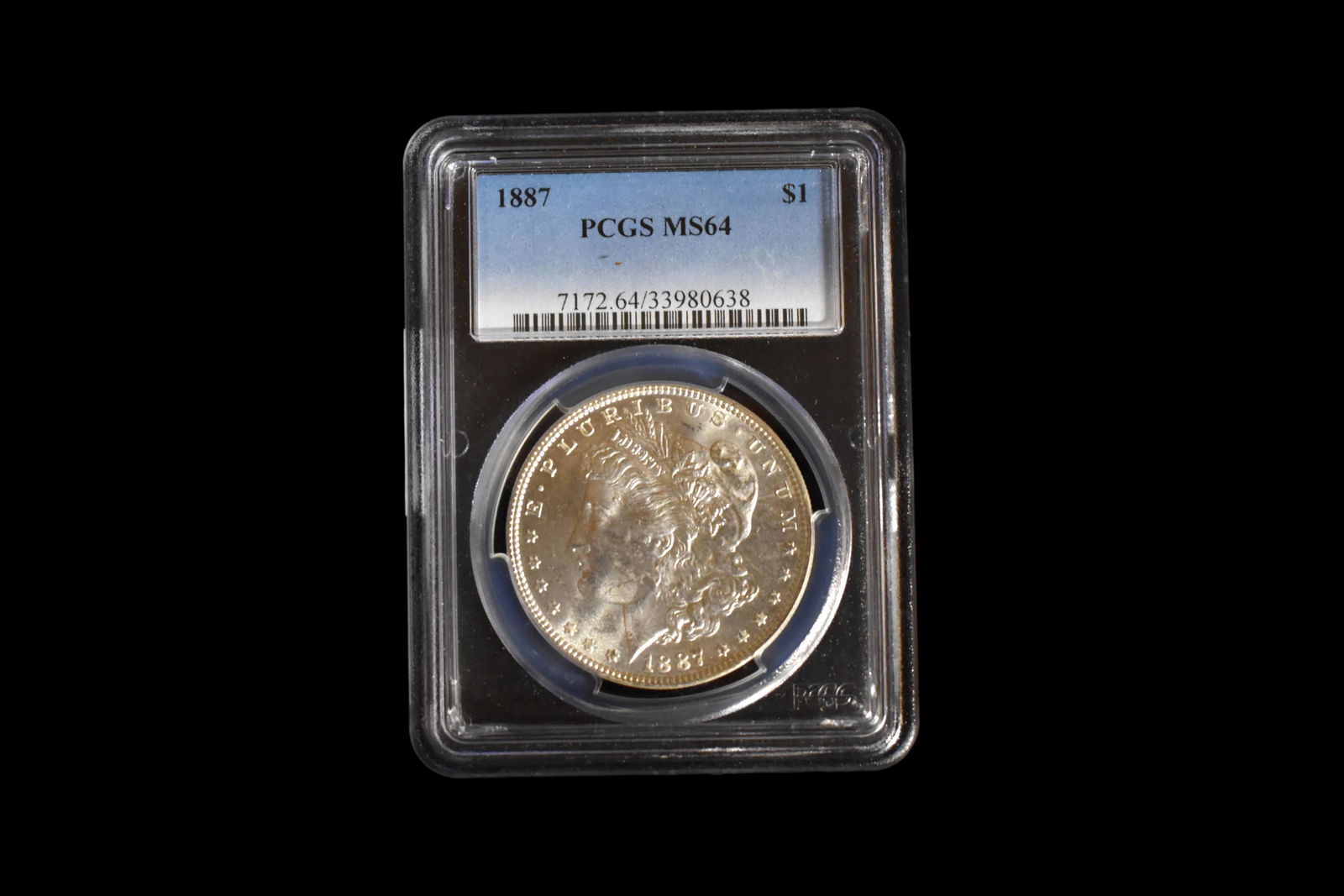 1887 Silver Dollar, PCGS Certified (1 of 3)