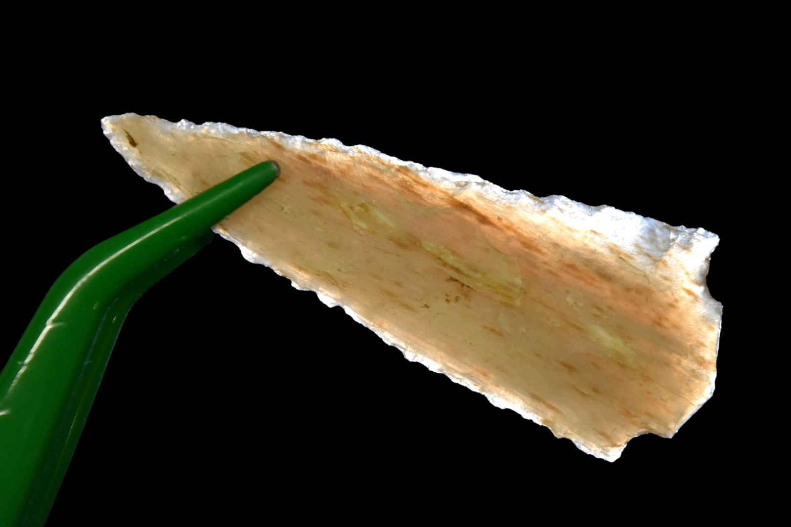 2 1/8" Moss Agate Arrowhead found in Newport, Arkansas (1 of 4)