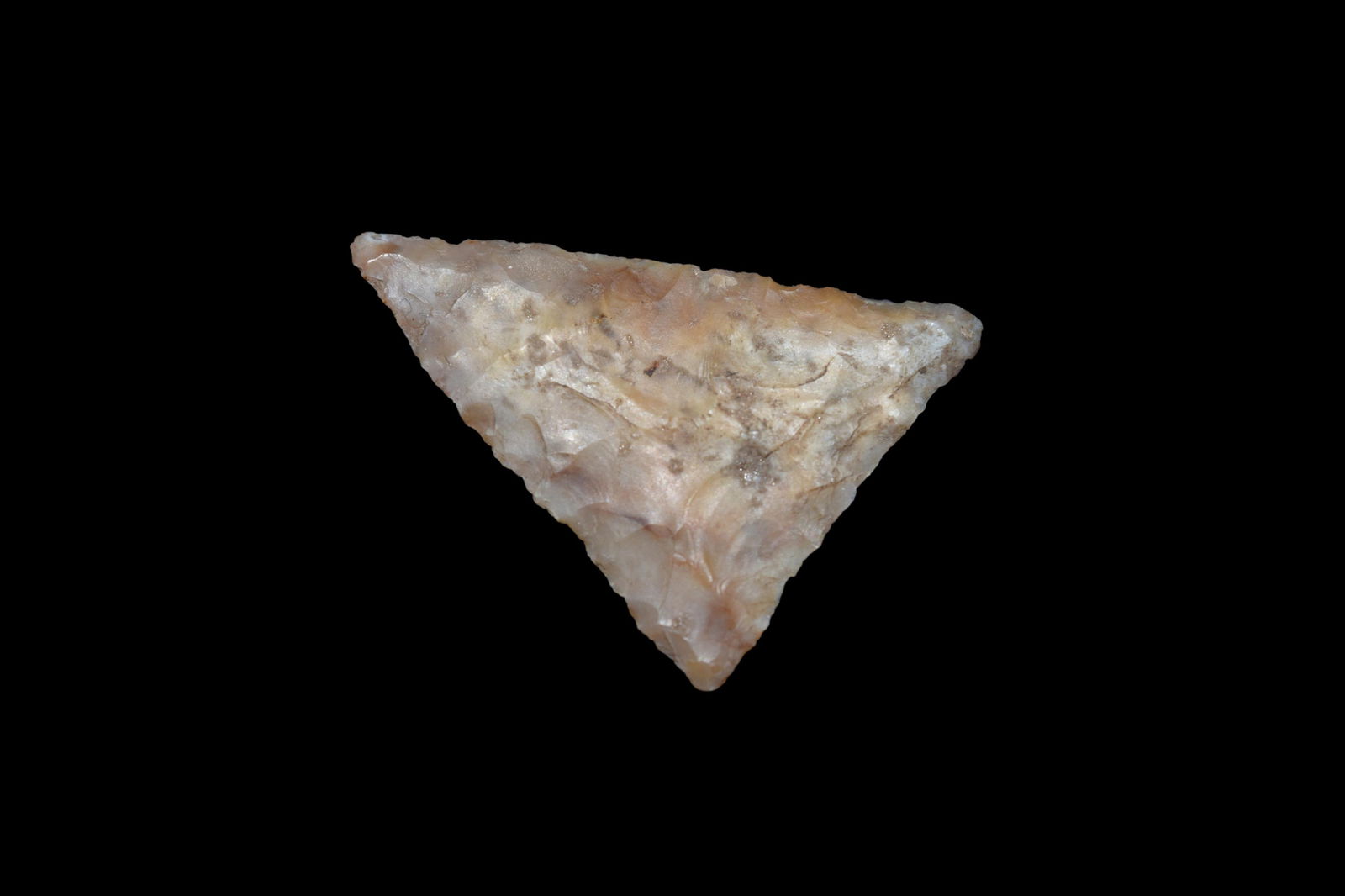 1 1/8" Triangle found in Indiana, Authentic Native (1 of 5)