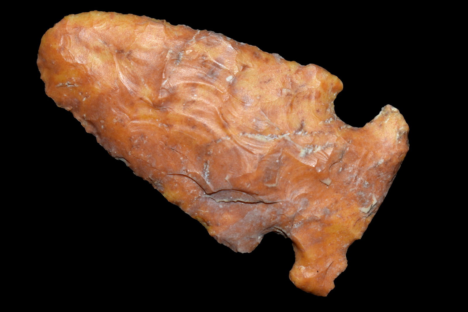 2 1/8" Colorful River Stained Godar found in Scott Co., (1 of 4)