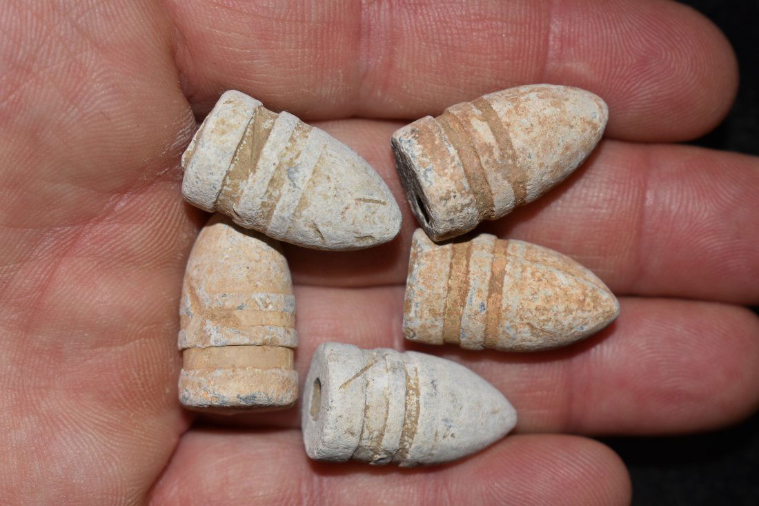 Grouping of Civil War Musket Balls (1 of 3)