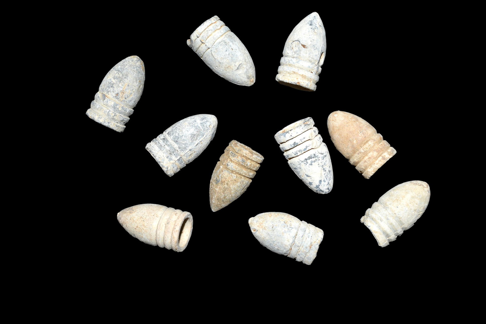 Lot of 10 Civil War Bullets: Lot of 10 Civil War Bullets