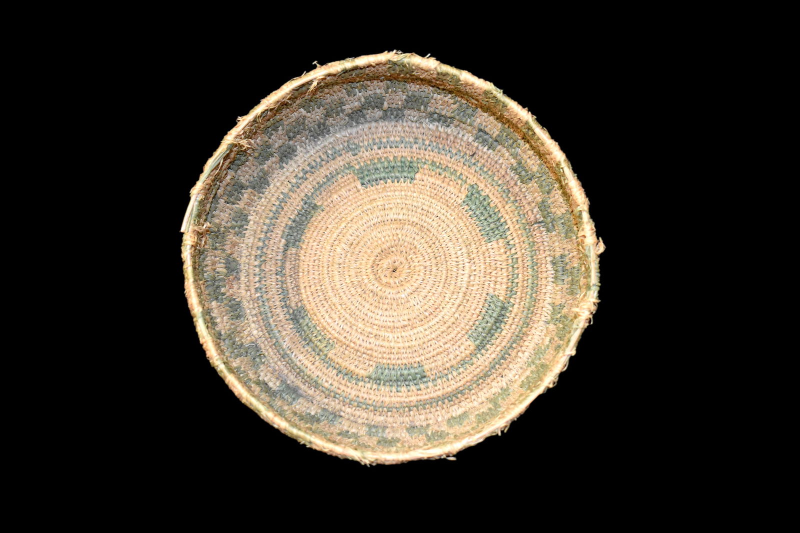 6 1/2" x 2 1/2" Early Native American basket from (1 of 4)