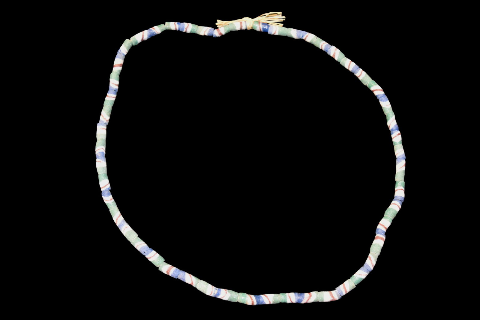 12" African Sandcast Beaded Necklace (1 of 2)