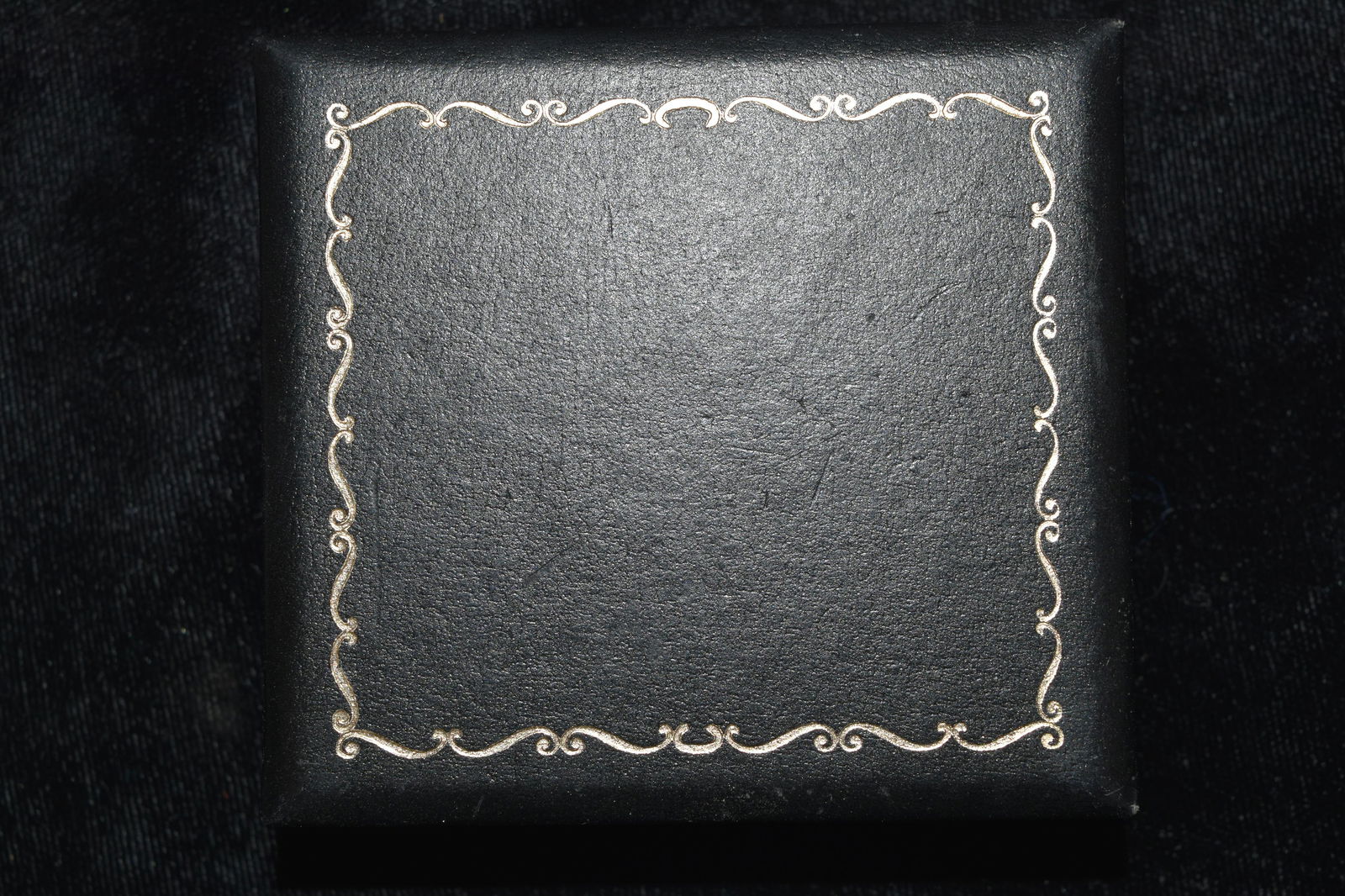 Gold Tone Crescent Broach with blue stones with (1 of 7)