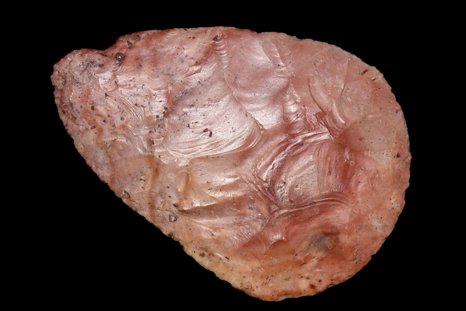 COLORFUL 3 5/8" HOPEWELL NORTH BLADE, DICKEY COA, FOUND (1 of 6)