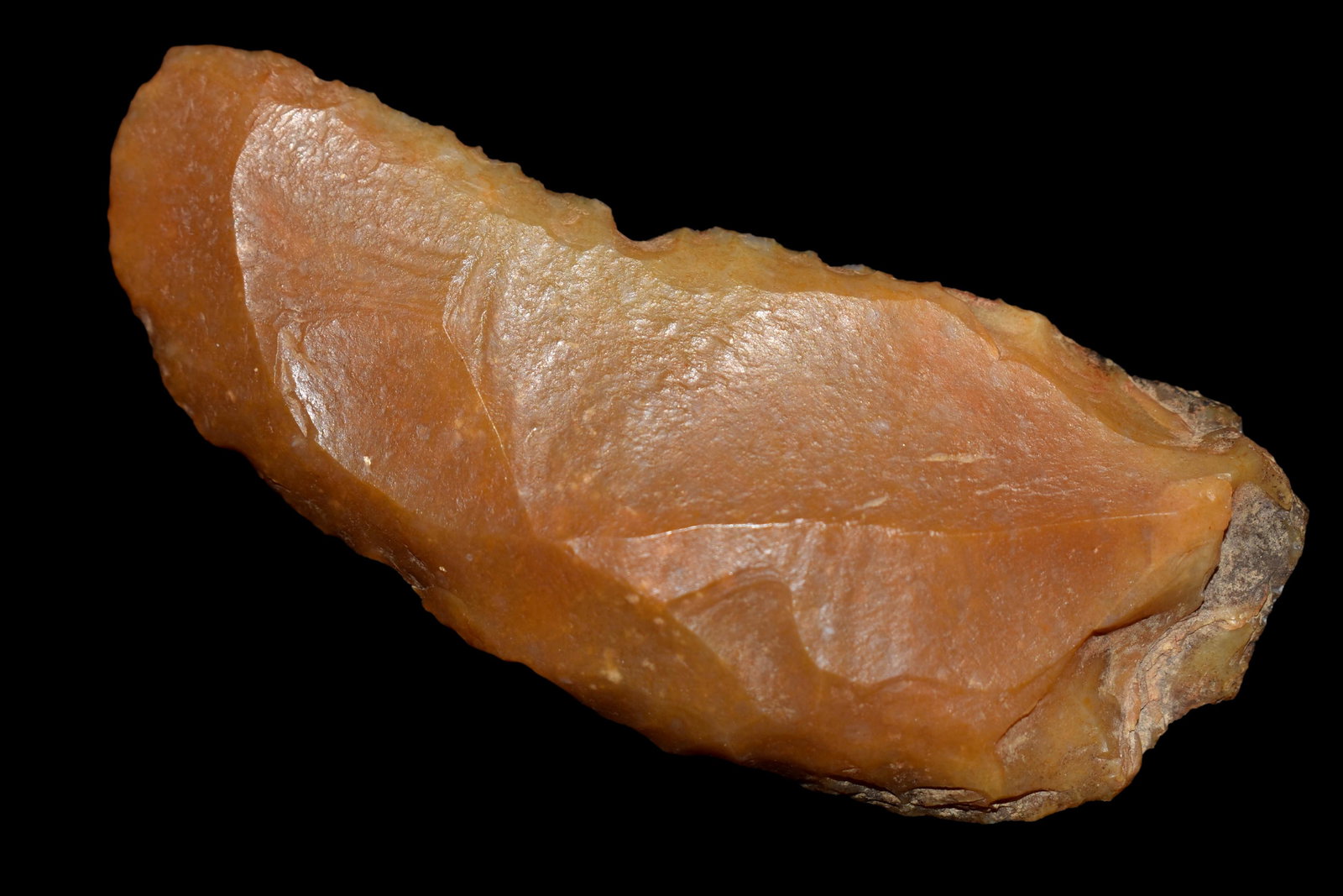 AMAZING 3 1/2" KAOLIN PALEO UNIFACE KNIFE FOUND IN (1 of 4)