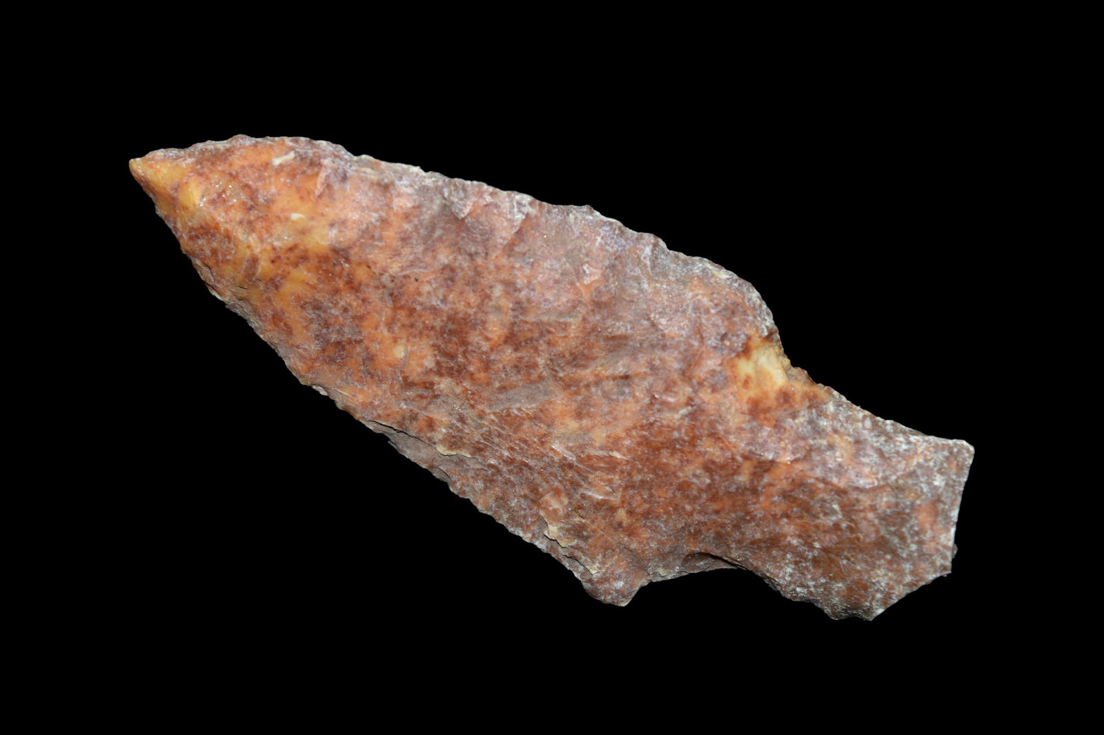 2 1/4" River Stained Stemmed Point. This collection (1 of 6)