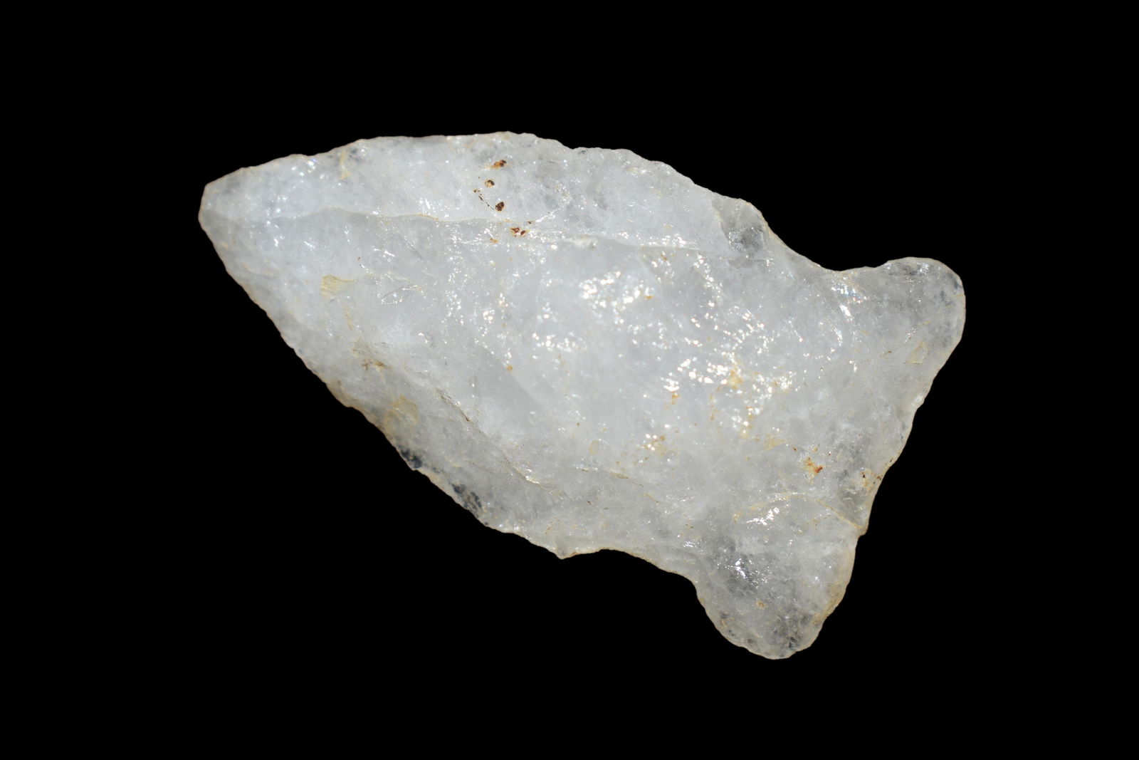 1 3/4" Quartz Side Notch found in Eastern North (1 of 5)