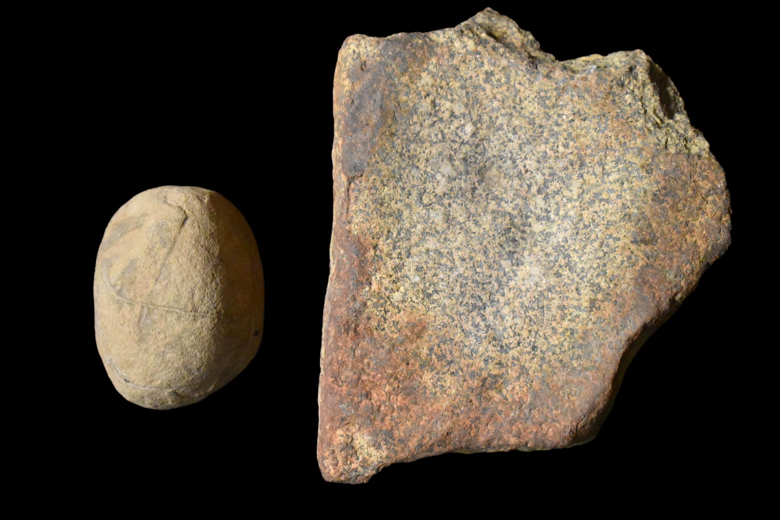 9 1/2" Nutting Stone found in Eastern North Carolina as (1 of 2)