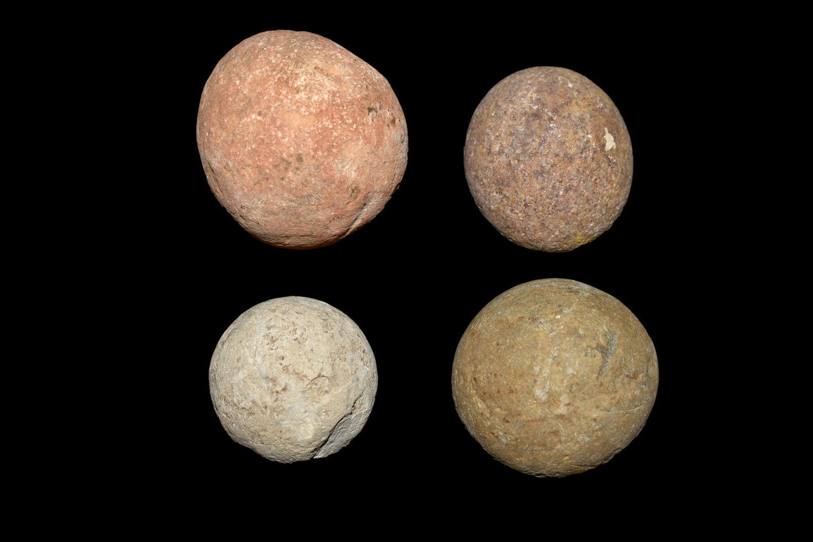 Lot of (4) Game Balls Found in Union County Illinois (1 of 2)