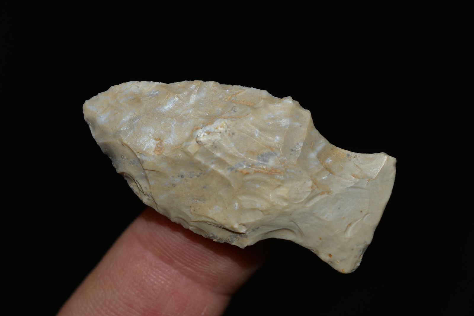 1 3/4" Table Rock, Iowa, heavily ground base, authentic (1 of 4)