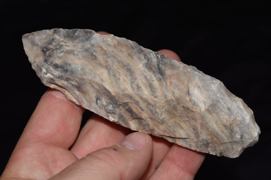 4 3/4" Thatching Knife, Mozarkite, Central Missouri, (1 of 4)