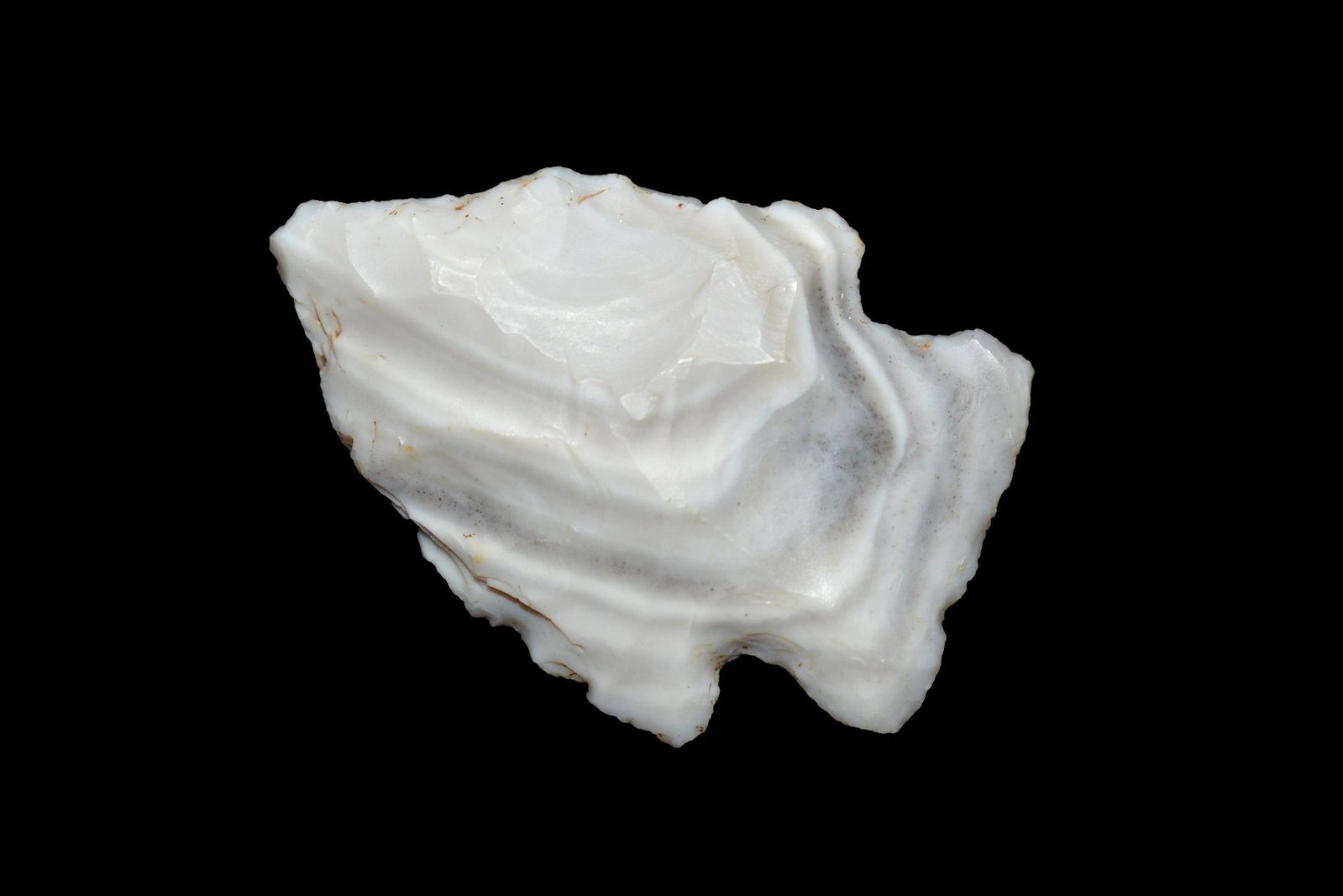 1 1/2" Kirk Made of Jeff City Chert Dent Co MO Ex Nick: 1 1/2" Kirk Made of Jeff City Chert Dent Co MO Ex Nick Gatses