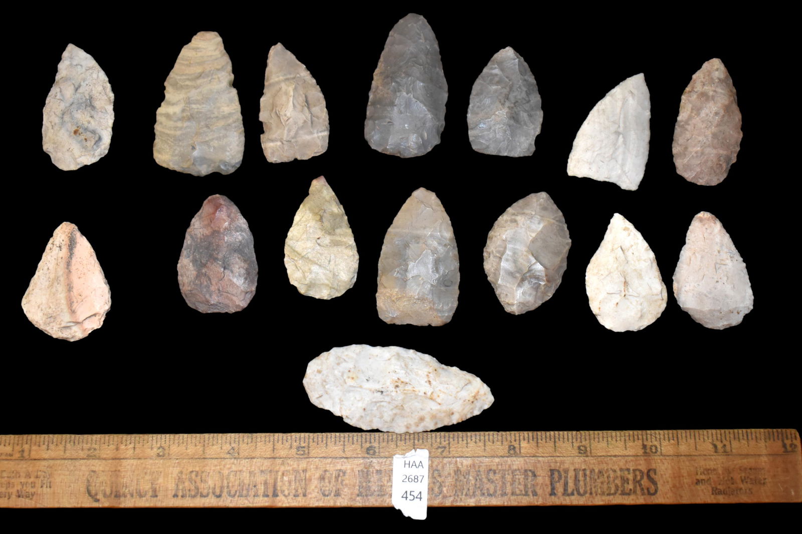 15 Blades Mostly from Illinois Frame is 8 1/4" by 6 1/4 (1 of 1)