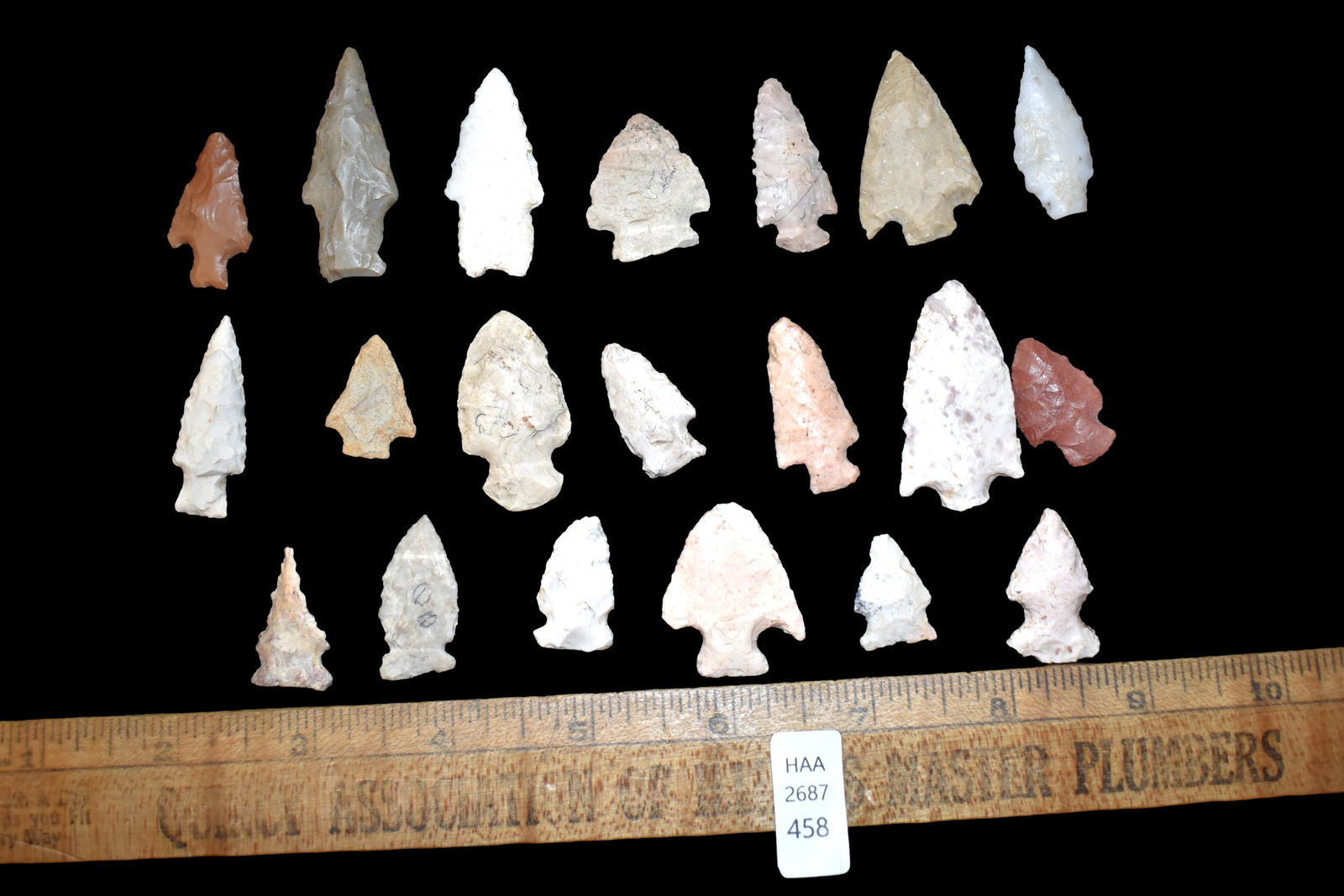 Lot of 20 Bird Points Mostly ILL and MO The frame is 6 (1 of 1)